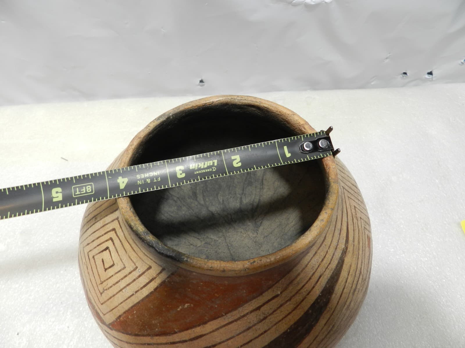 Pre-Columbian Casas Grandes Ramos Polychrome Pottery Jar / Olla 1150 to 1450 CE - Thumbnail 7