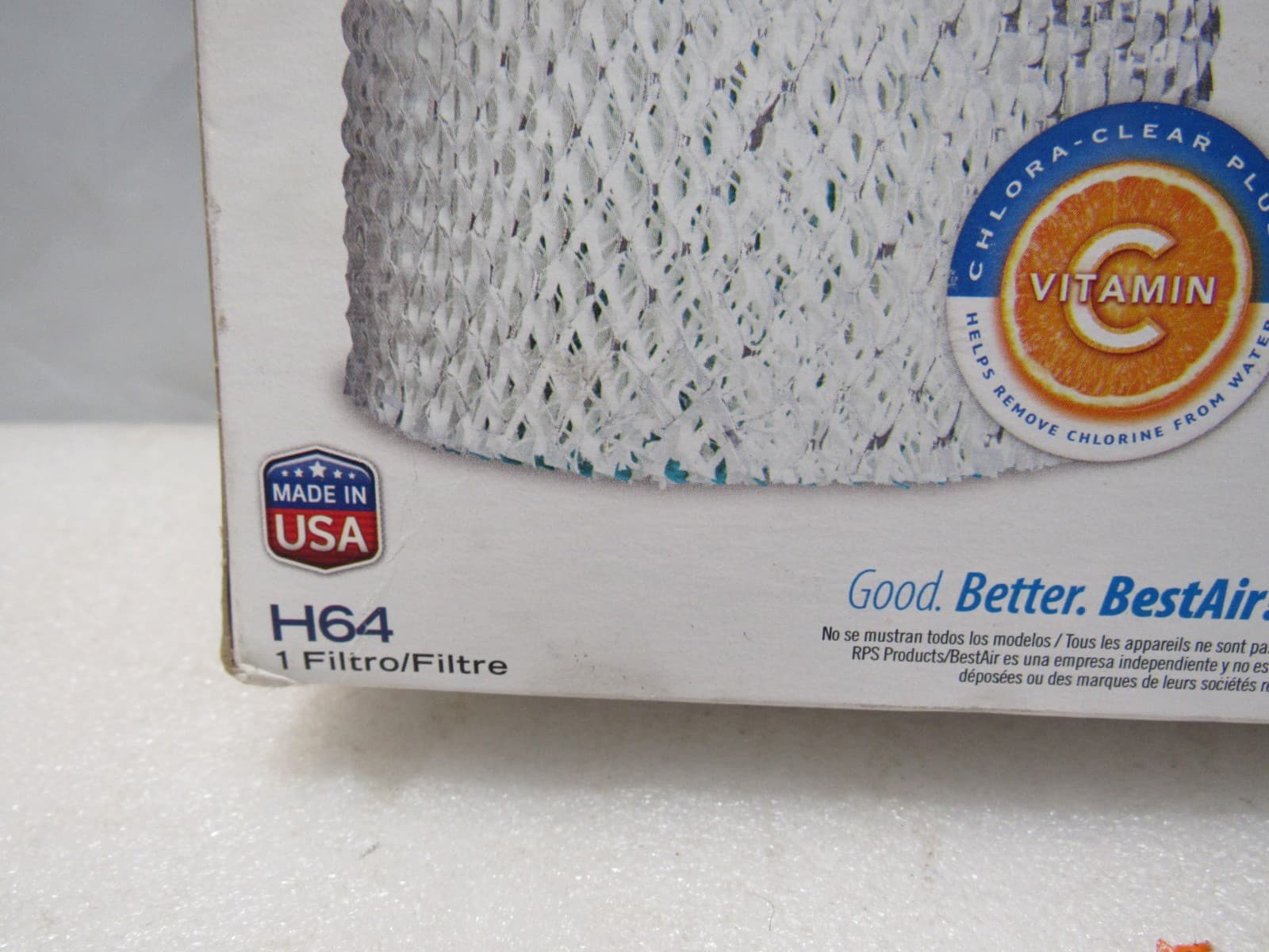 2 Pack New BestAir Replacement Expandable Wick Humidifier Filter H64 (J12J) - Thumbnail 2