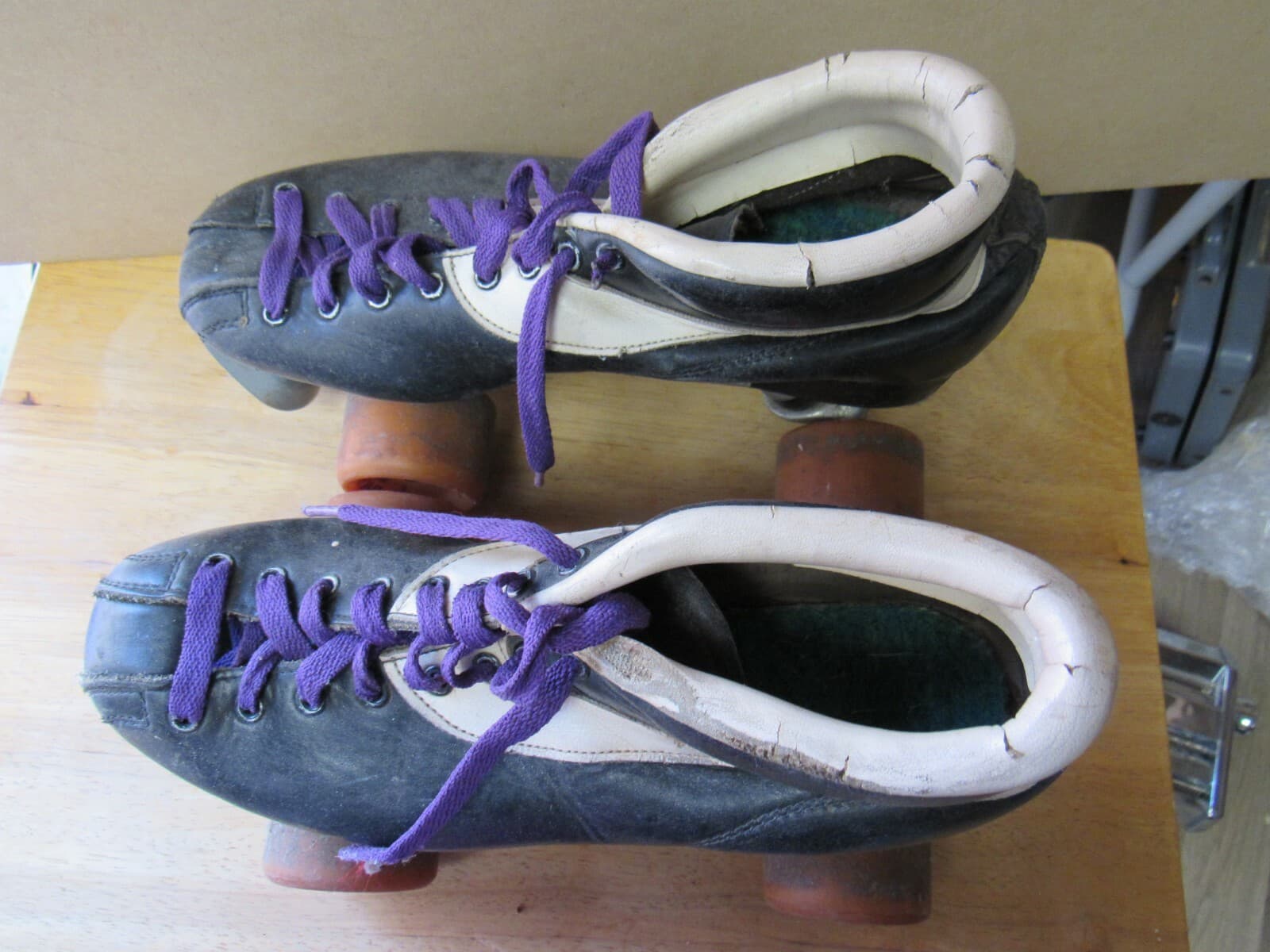 Vintage Pacer? Roller Derby Skates Speed Skates size 7 Zinger Wheels (K) - Thumbnail 3