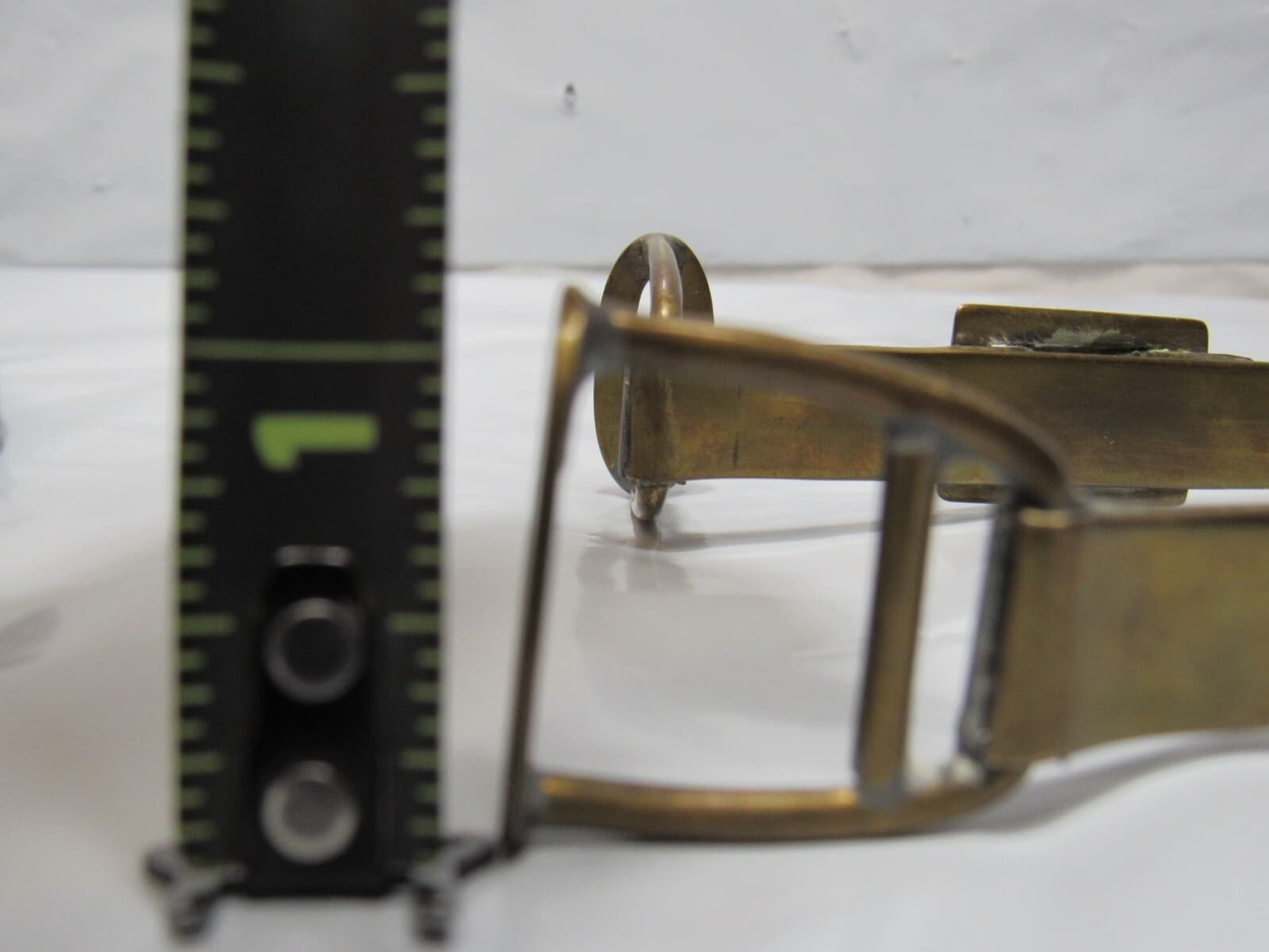 Rare Vintage Kentucky Tavern Bourbon Whiskey Stirrup Gold Plated Ice Tongs (O2S - Thumbnail 8