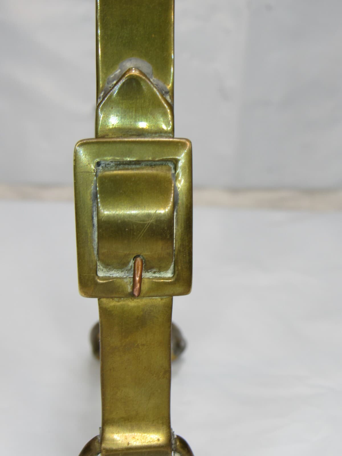 Rare Vintage Kentucky Tavern Bourbon Whiskey Stirrup Gold Plated Ice Tongs (O2S - Thumbnail 4