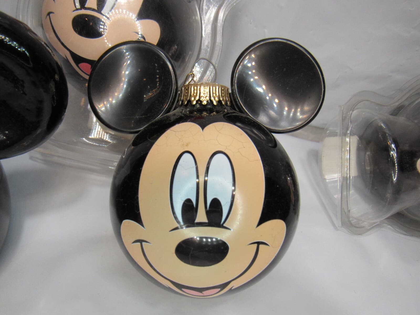 5 Vintage Disney Mickey Mouse / Minnie Mouse Head Ornament (O3M) - Thumbnail 5