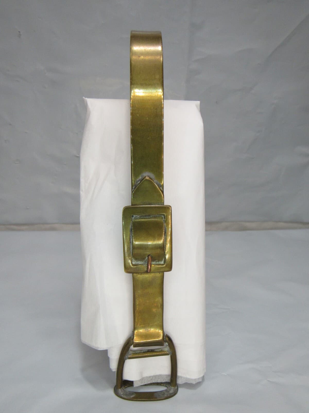 Rare Vintage Kentucky Tavern Bourbon Whiskey Stirrup Gold Plated Ice Tongs (O2S - Thumbnail 2