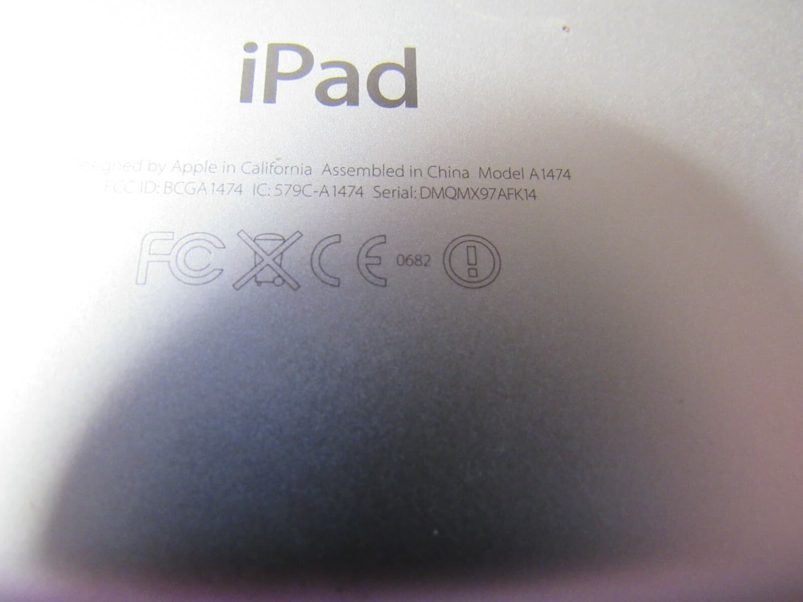 Apple iPad Air WiFi 16gb White / Silver Model A1474 Excellent Condition - Thumbnail 4