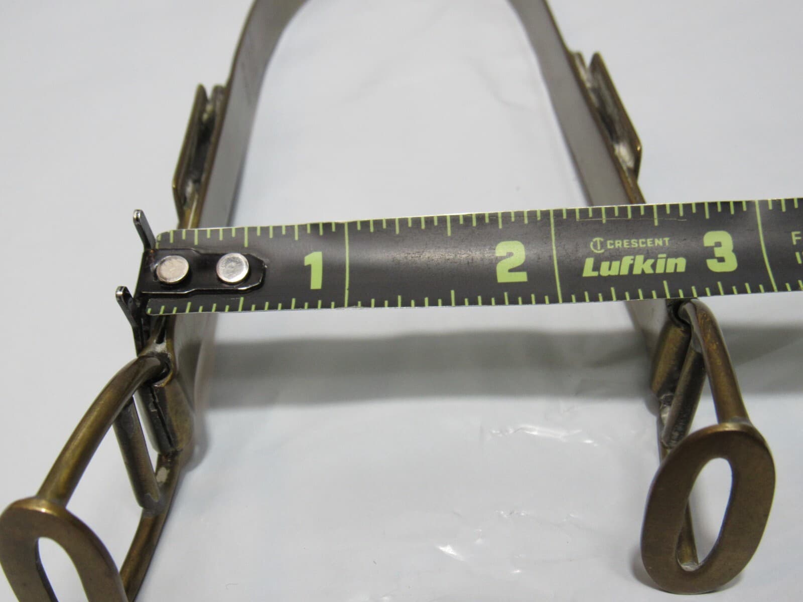 Rare Vintage Kentucky Tavern Bourbon Whiskey Stirrup Gold Plated Ice Tongs (O2S - Thumbnail 9