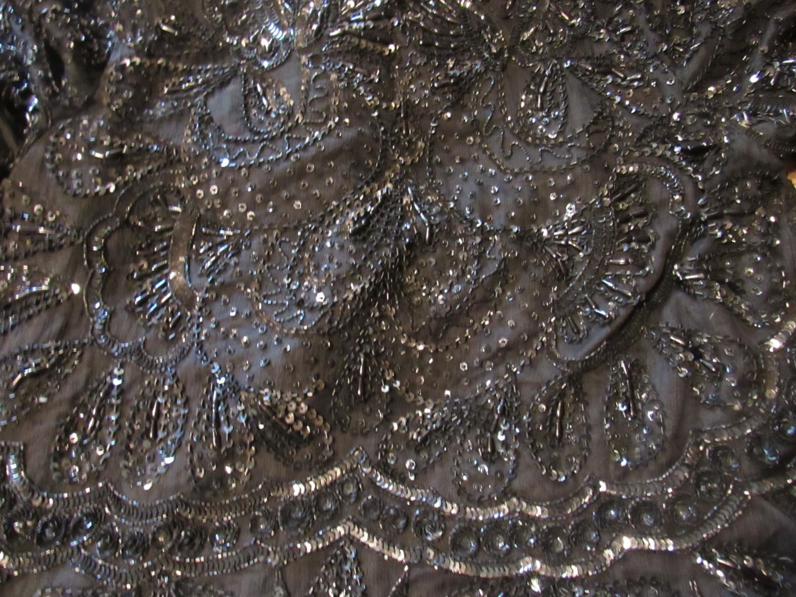 NWT Jean for Joseph Le Bon Embellished Dressy Black Sequin Beaded Blazer 1X J14K - Thumbnail 10