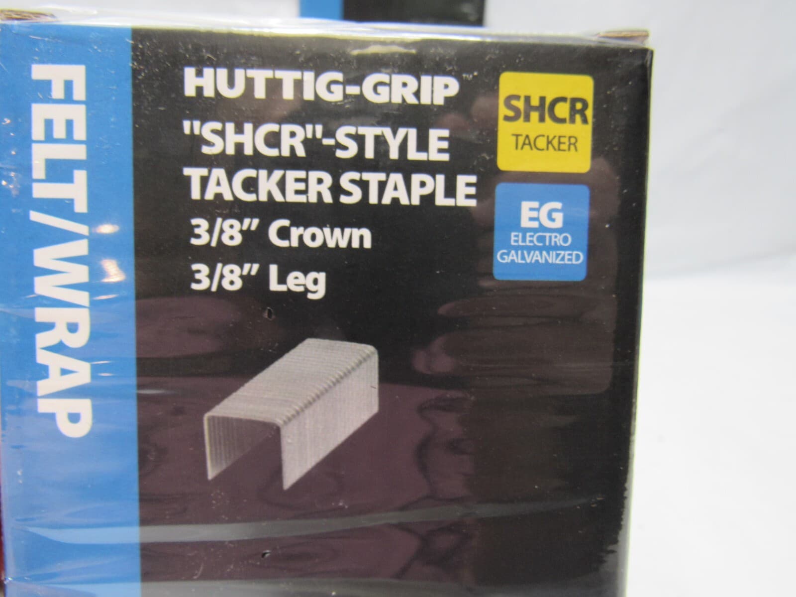 Galvanized SHCR STYLE Tacker Staples 3/8" Crown 3/8" Leg Felt 25000 Staples R41J - Thumbnail 4