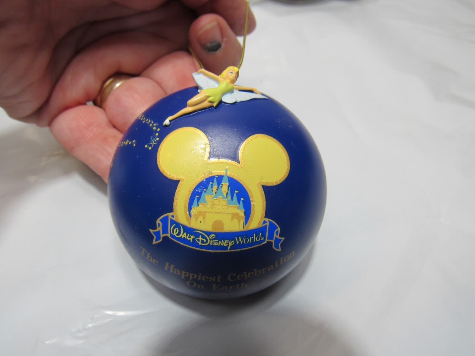 5 Vintage Disney Mickey Mouse / Minnie Mouse Head Ornament (O3M) - Thumbnail 4