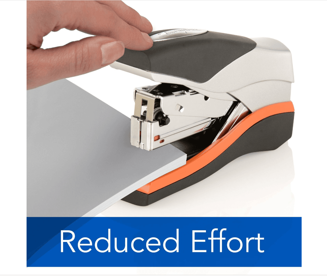 Swingline Optima 40 Compact Stapler, Low Force, 40 Sheets, Black/Silver G59K - Thumbnail 3