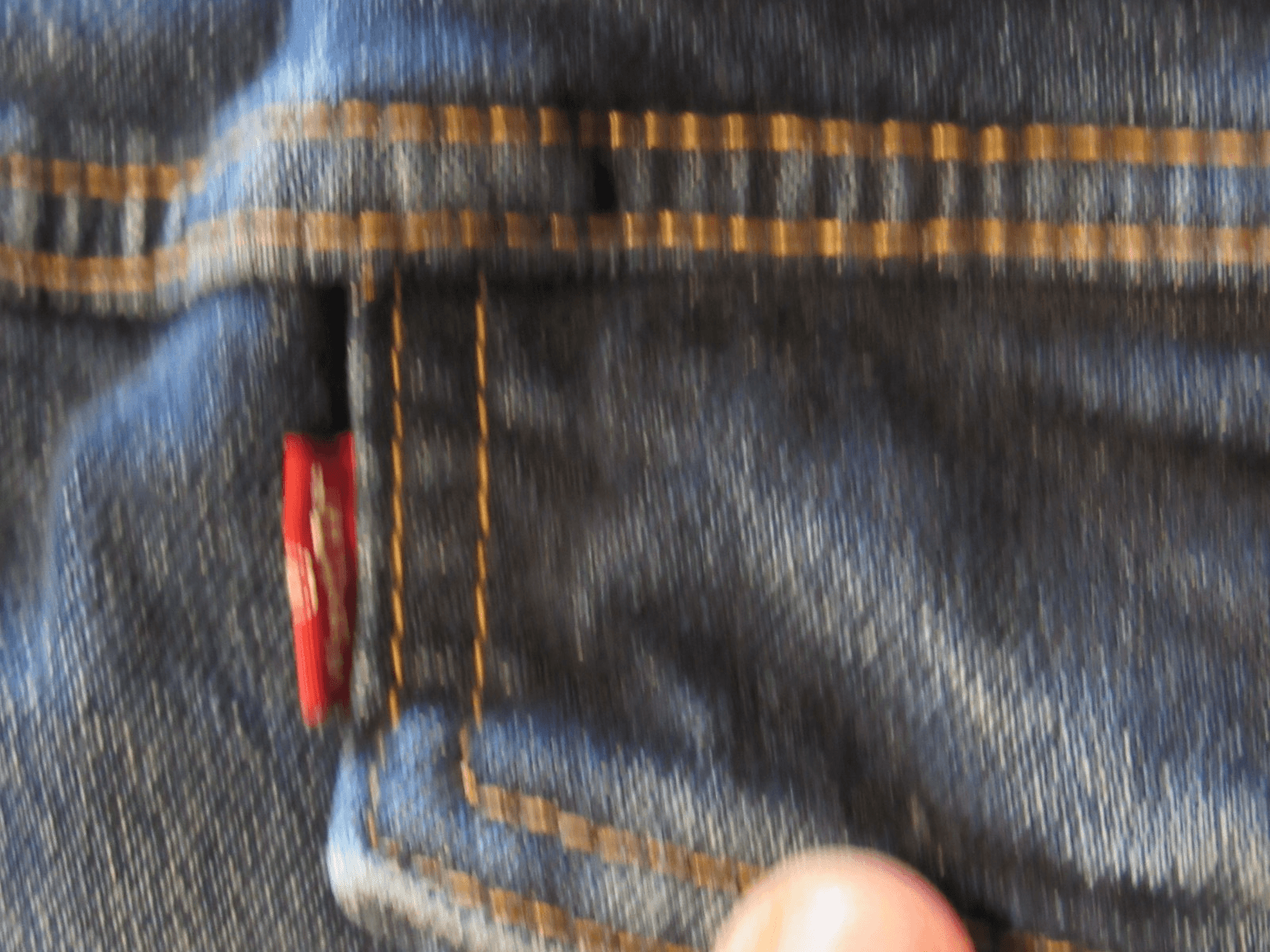 Levis Denim Jacket Mens 5XL Blue Trucker Biker Western Workwear Jacket (I10J) - Thumbnail 3