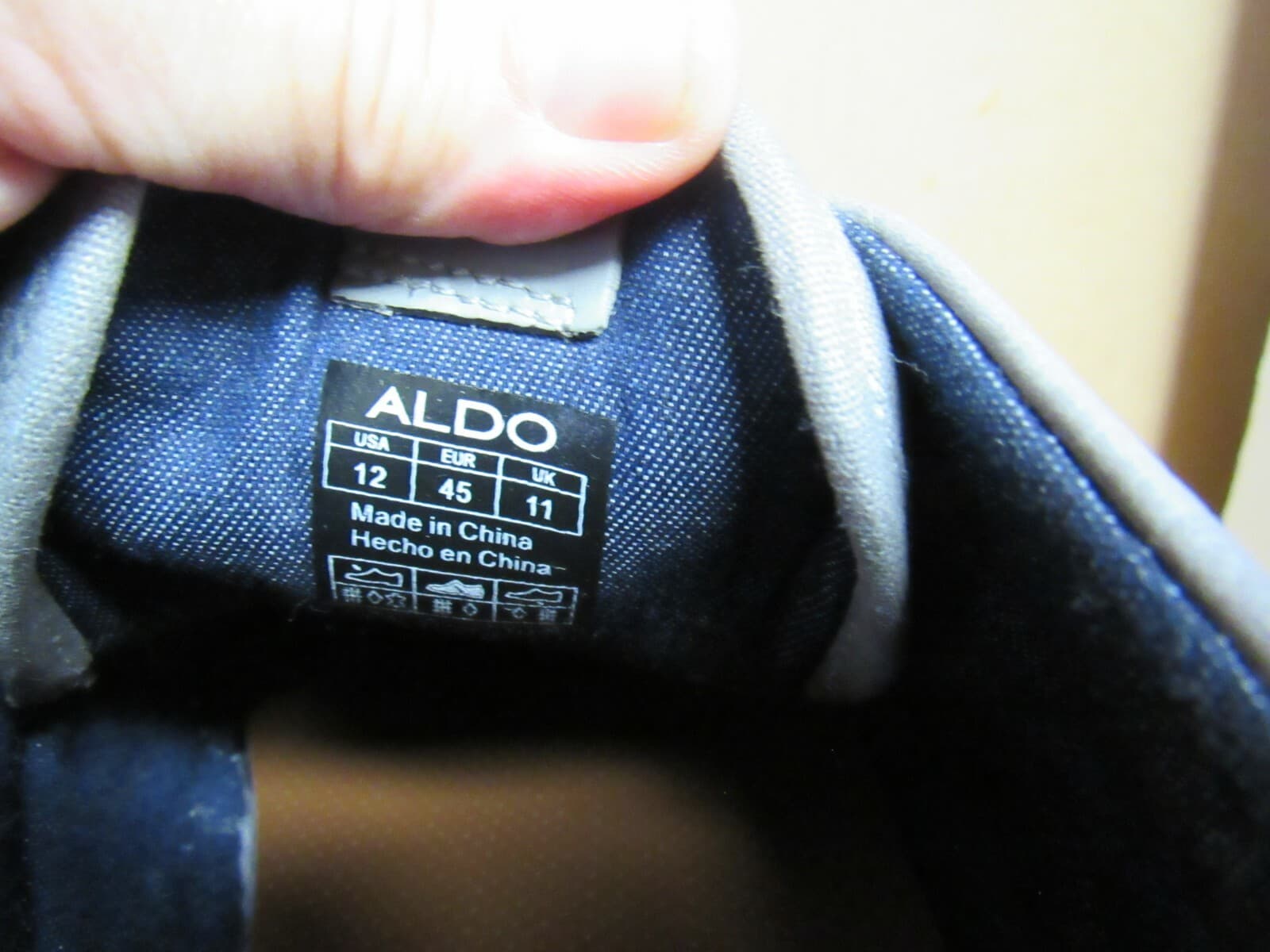 Aldo Aauwen-RTrainer Hybrid Sneakers Dark Grey Size Men's 12 (K) - Thumbnail 6