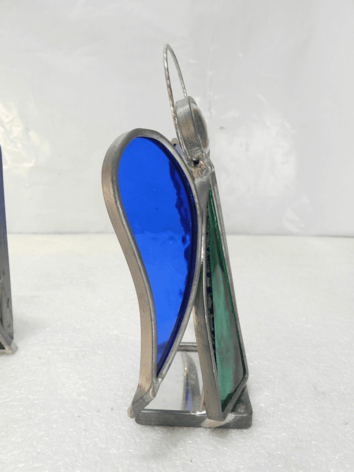 Vintage Stained Glass Nativity Scene Christmas Mary Joseph Jesus Angel (Y33M) - Thumbnail 10
