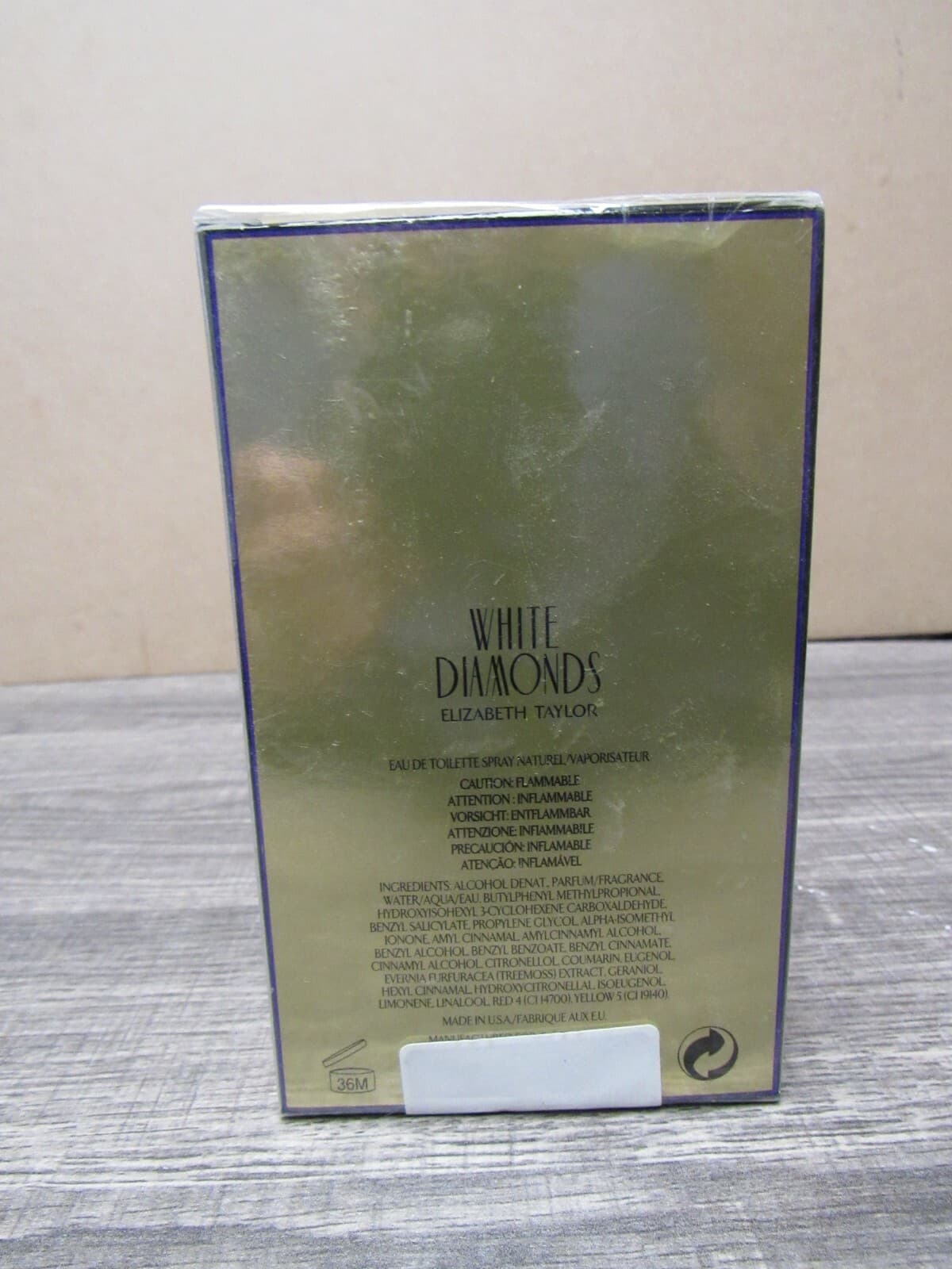 Sealed White Diamonds Eau de Toilette Spray .5 oz Elizabeth Taylor Perfume K8 - Thumbnail 3