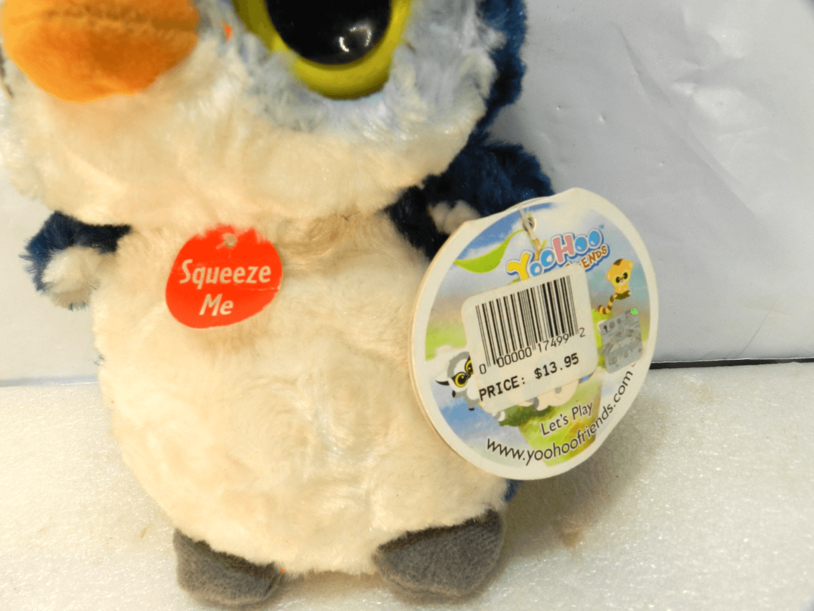 YooHoo & Friends AURORA WORLD Plush Toy KOOKEE Blue Fairy Penguin 7" Y36M - Thumbnail 3