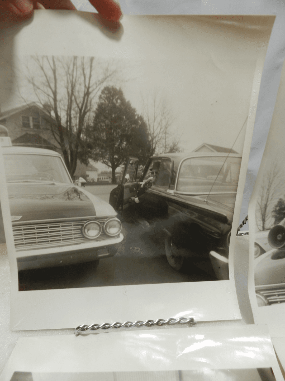 1960s Police Car B/W Patrol Sedan Louisville KY Police Dept. Stakeout Photos C73 - Thumbnail 8