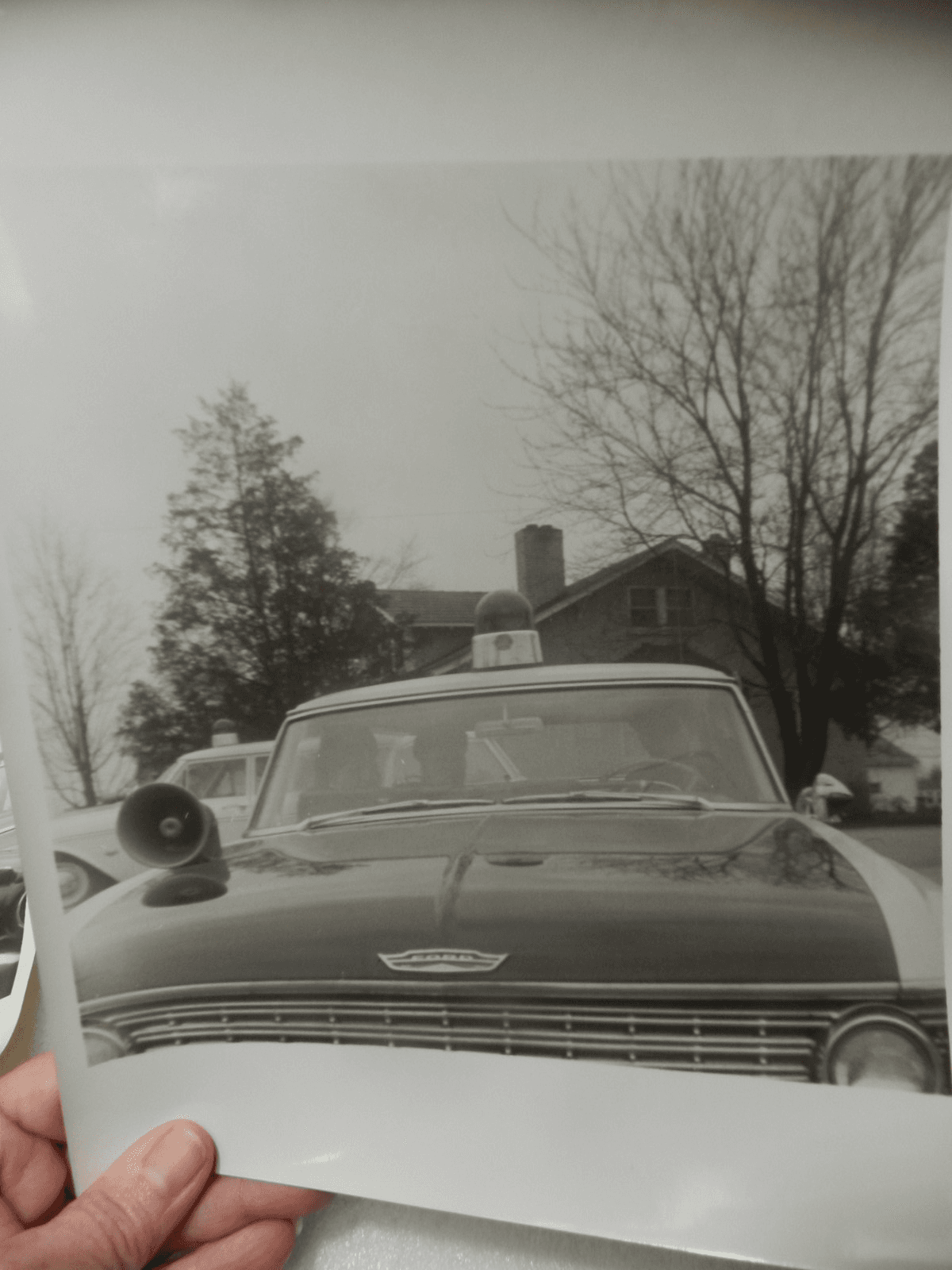 1960s Police Car B/W Patrol Sedan Louisville KY Police Dept. Stakeout Photos C73 - Thumbnail 7