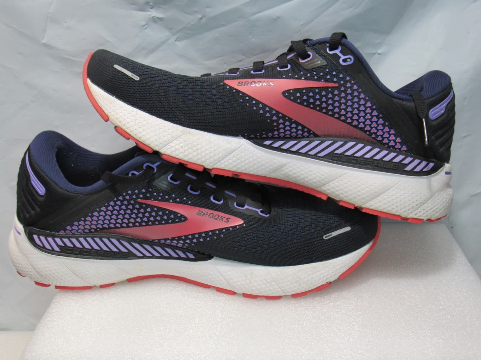 Brooks Women’s Adrenaline 22 Black/Pink Athletic Running Shoes Sz 9.5 US J24K - Thumbnail 13