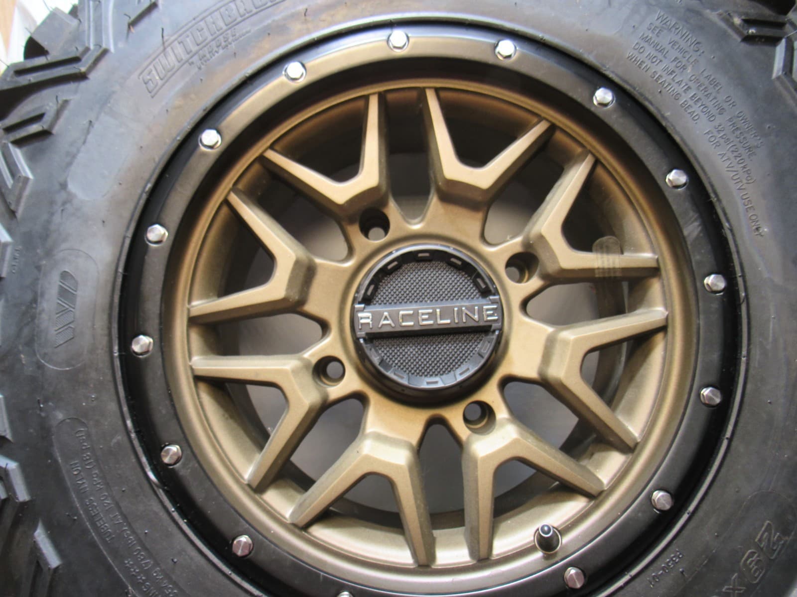 New Raceline Bronze Krank Wheel w/ Switchback Moose 29x9-14 Tire UTV (W63J) - Thumbnail 8