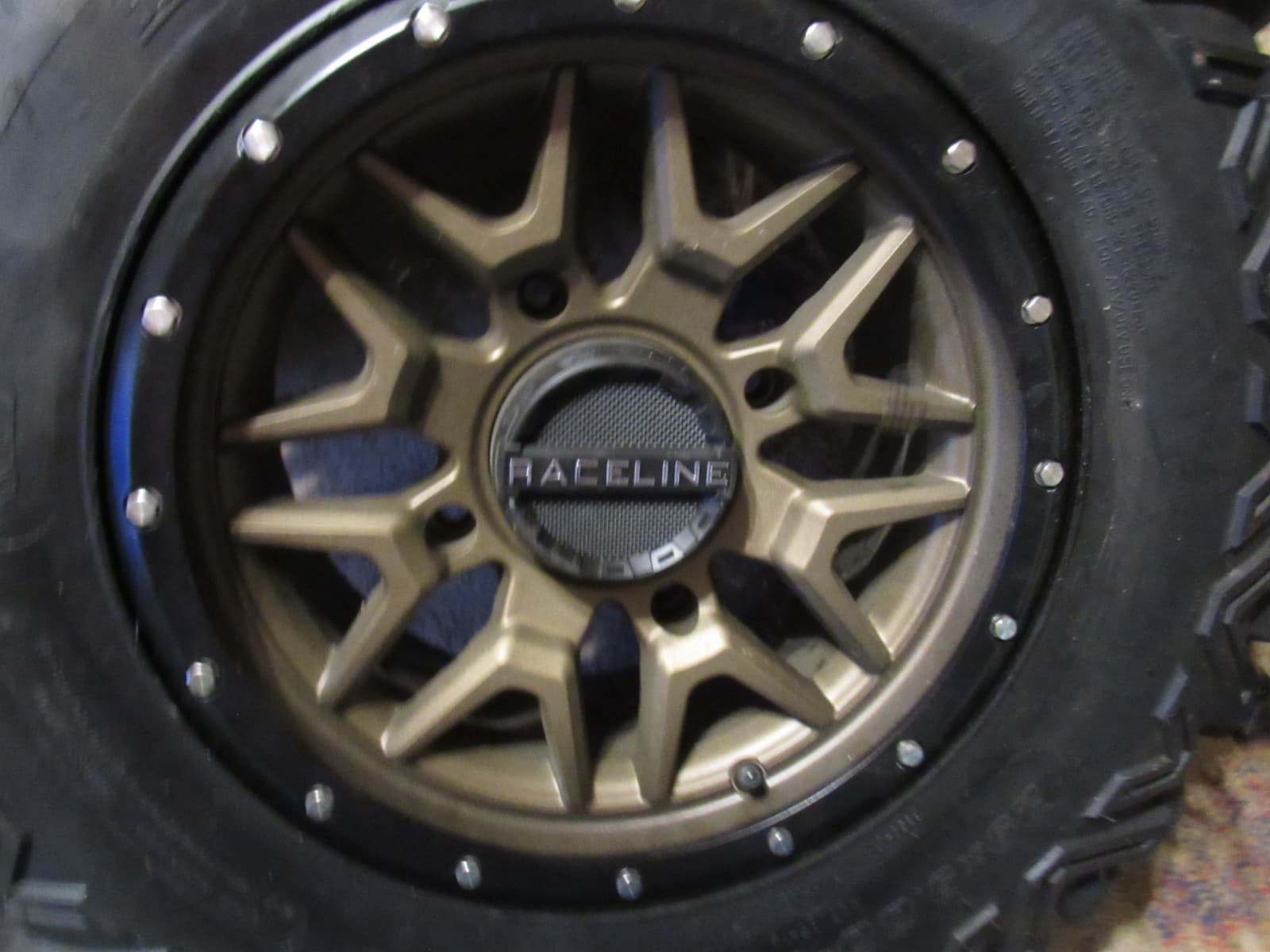 New Raceline Bronze Krank Wheel w/ Switchback Moose 29x9-14 Tire UTV (W63J) - Thumbnail 2