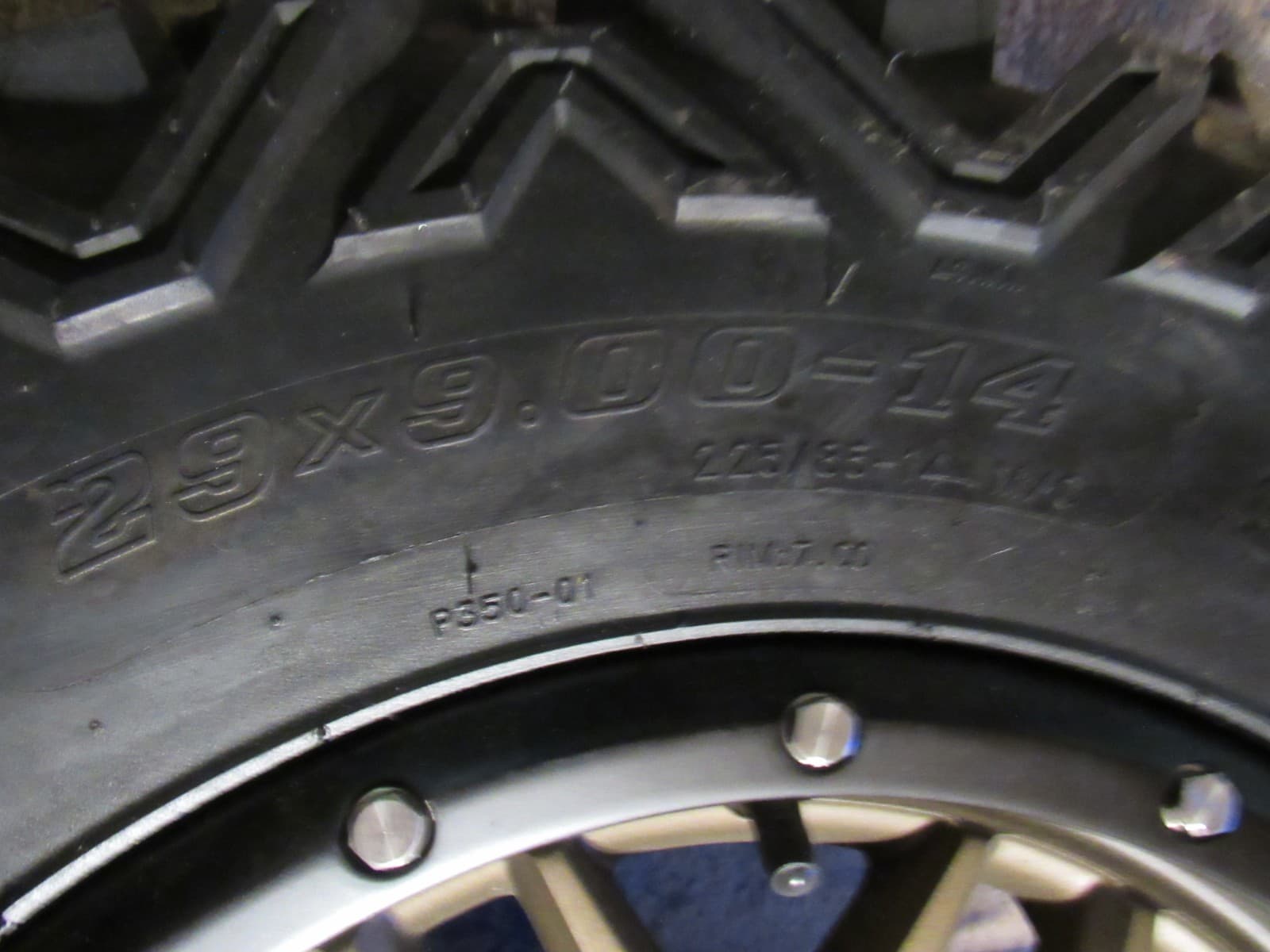 New Raceline Bronze Krank Wheel w/ Switchback Moose 29x9-14 Tire UTV (W63J) - Thumbnail 5