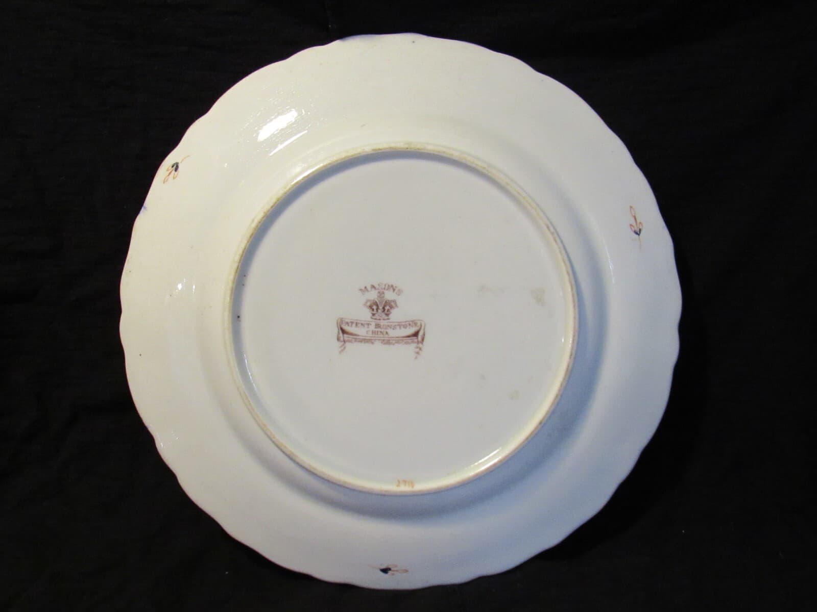Antique Minton Ironstone Oriental Japanese Chinese Porcelain Plate U55S - Thumbnail 4
