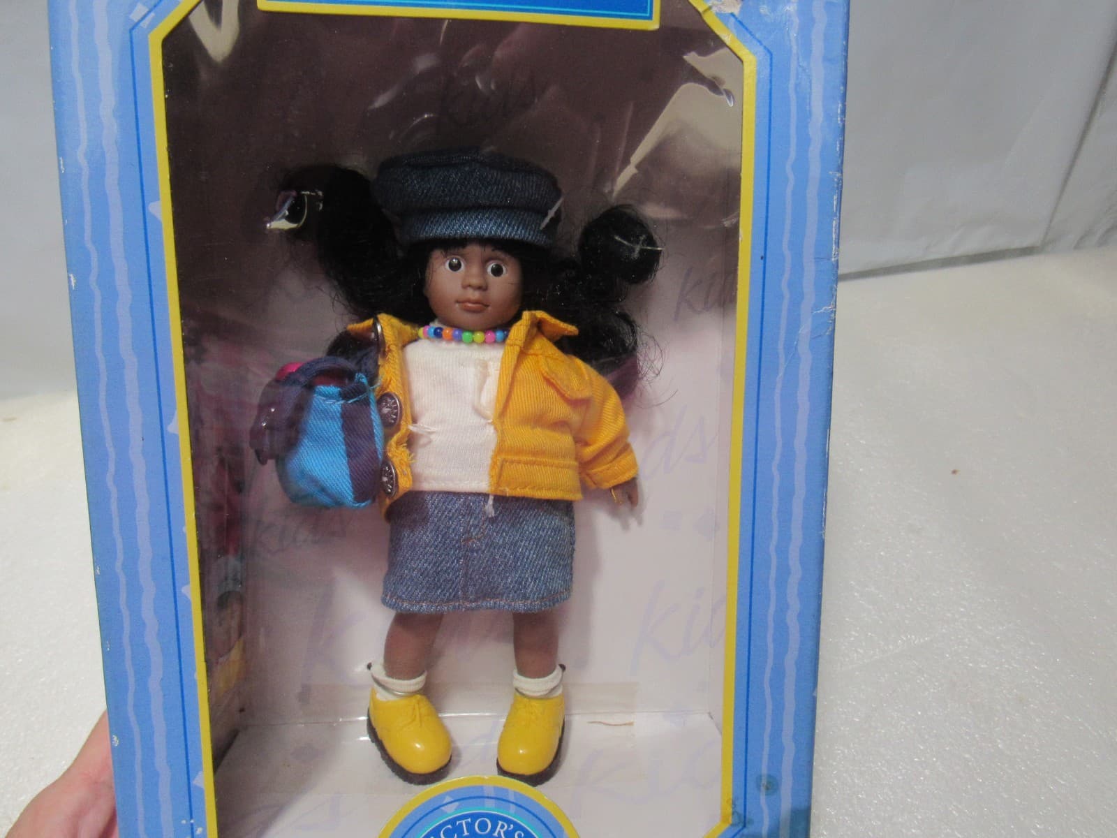 Vintage Collector's Lane Kids Mini Vanessa 6.5" Vinyl Doll Unopened (W60J) - Thumbnail 2