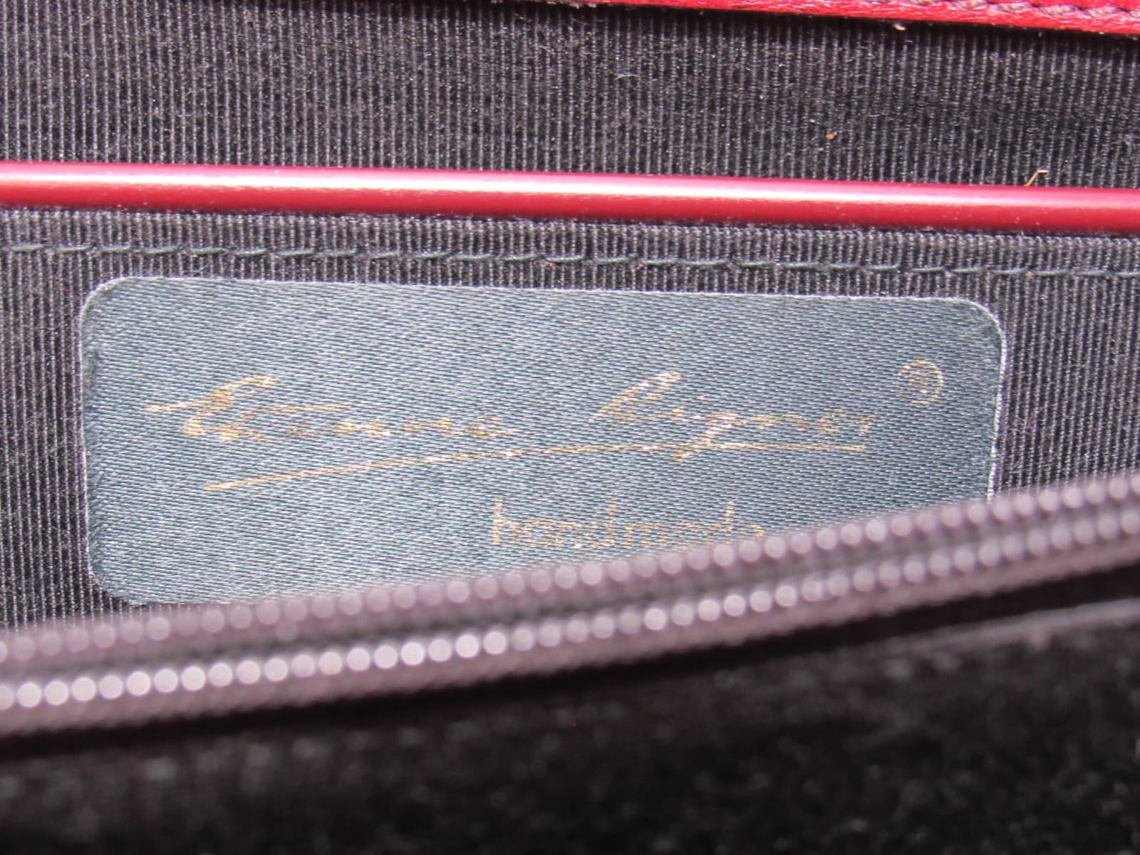 Vintage Etienne Aigner Leather Shoulder Bag Flap Handbag Studded Back (W58J) - Thumbnail 9