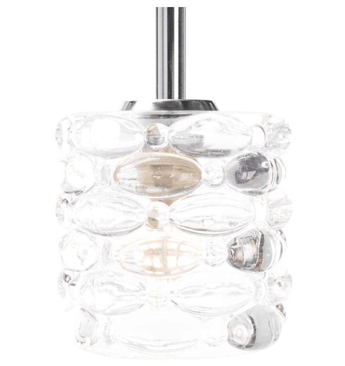 SAFAVIEH PND6011A Gannen 4-Light Adjustable Chrome and Clear (Y51K) - Thumbnail 8