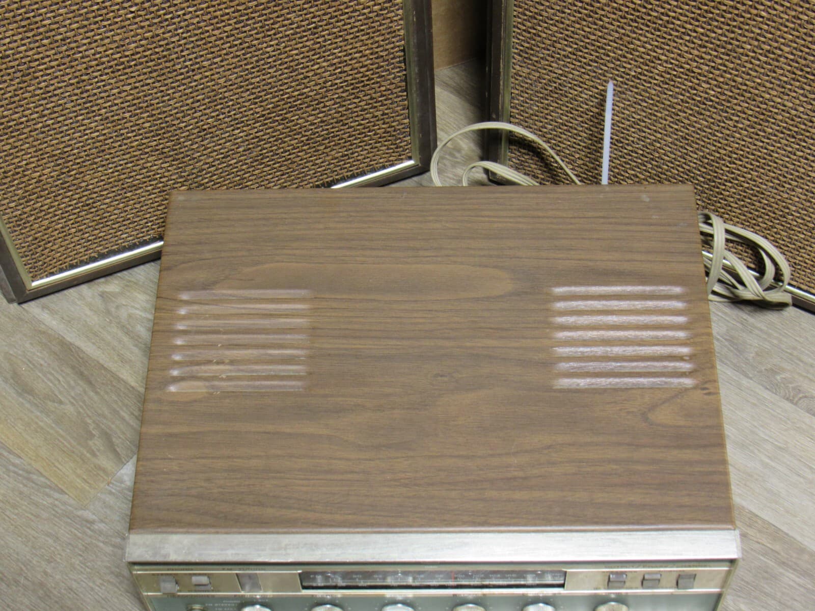 Vtg Solid State The Voice Of Music Stereo Tuner Amplifier Model 1484-2 Speakers - Thumbnail 7