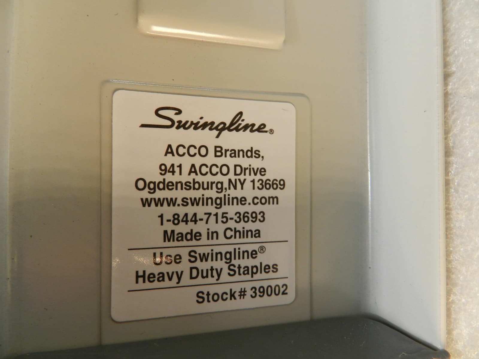 Swingline Heavy Duty Stapler 160 Sheet Capacity Jam Clearing Mechanism (Y49K) - Thumbnail 4