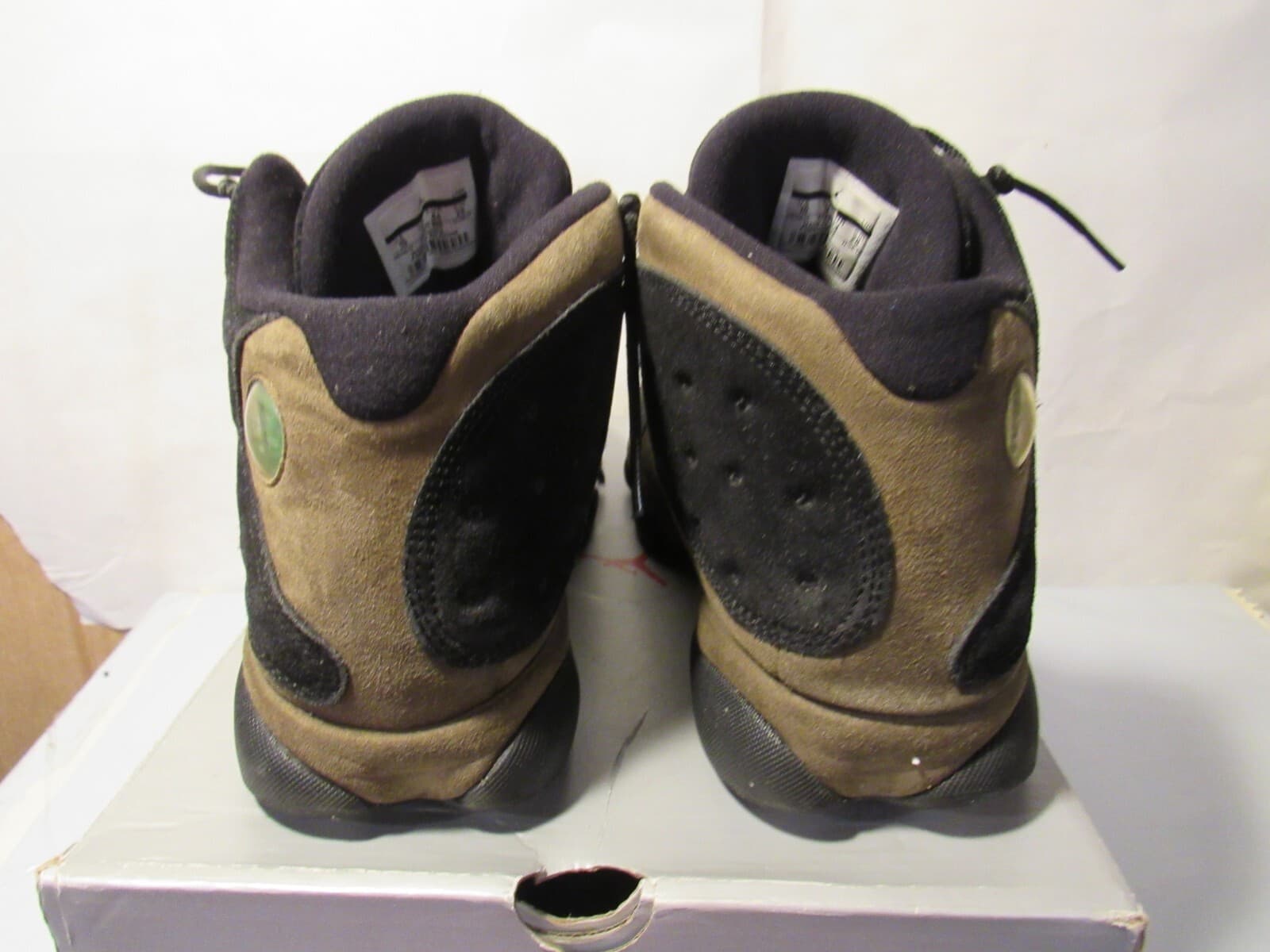 Size 10 Mens - Air Jordan 13 Retro Olive Black Suede Sneakers (414571-006) H18K - Thumbnail 5