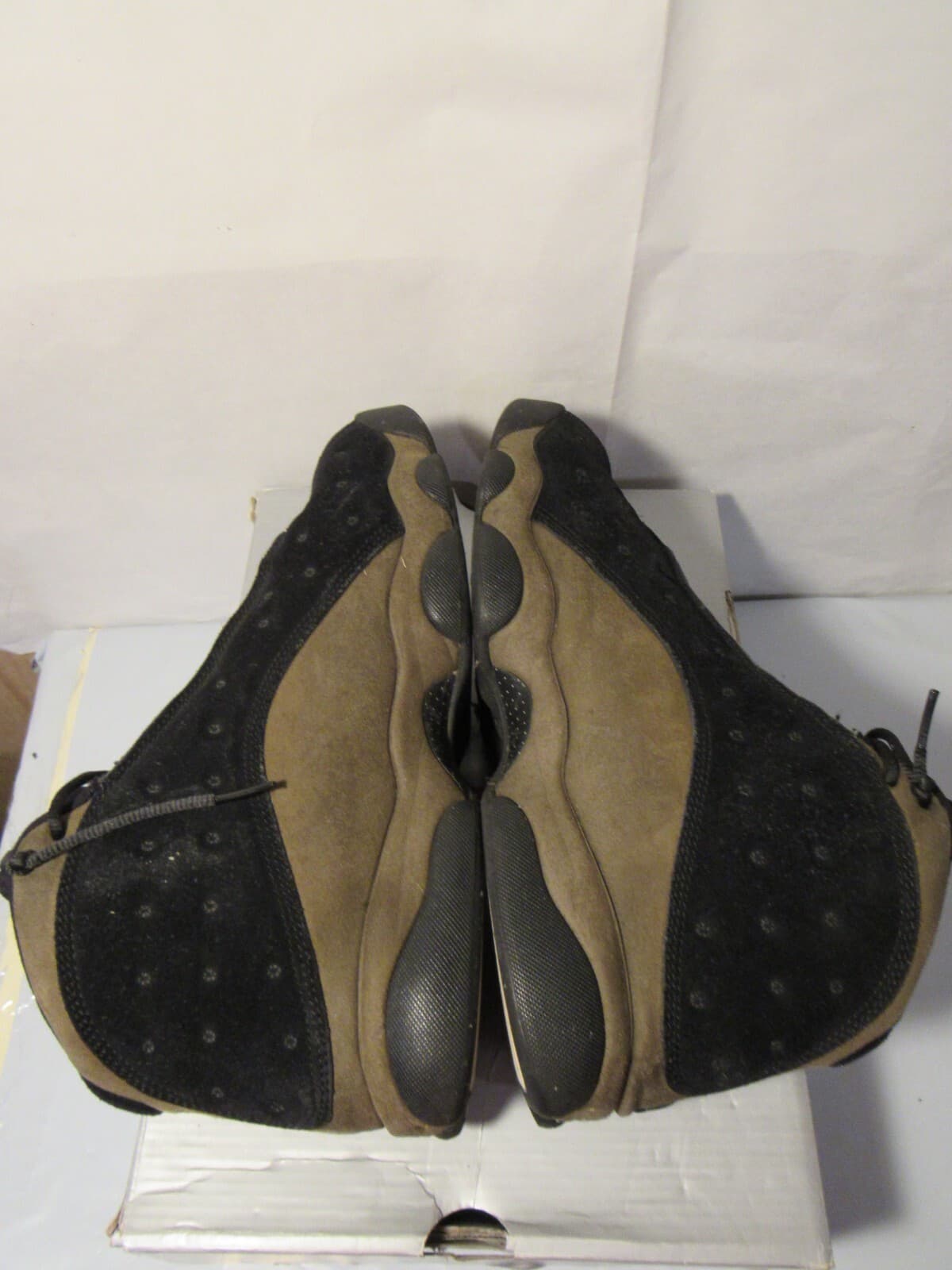 Size 10 Mens - Air Jordan 13 Retro Olive Black Suede Sneakers (414571-006) H18K - Thumbnail 6
