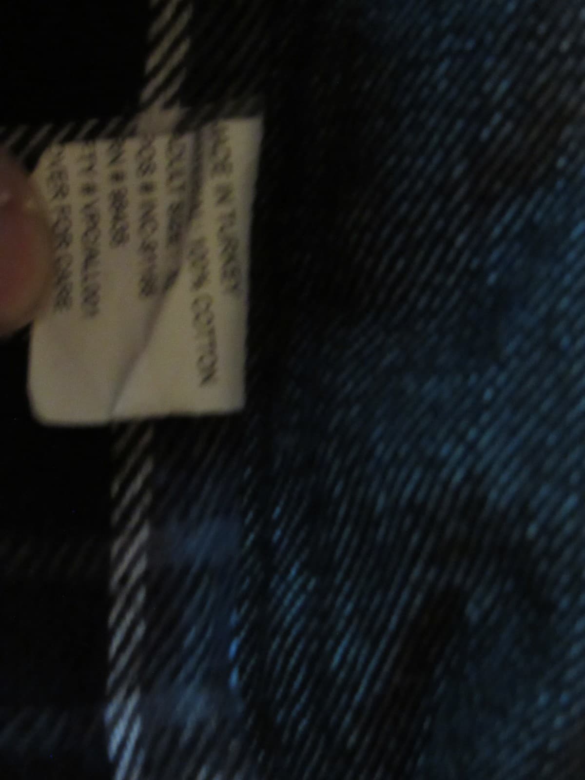 Marlboro Gear 2003 Gray Black Denim Flannel Lined Jacket Reversible SZ XL T83JJ - Thumbnail 3