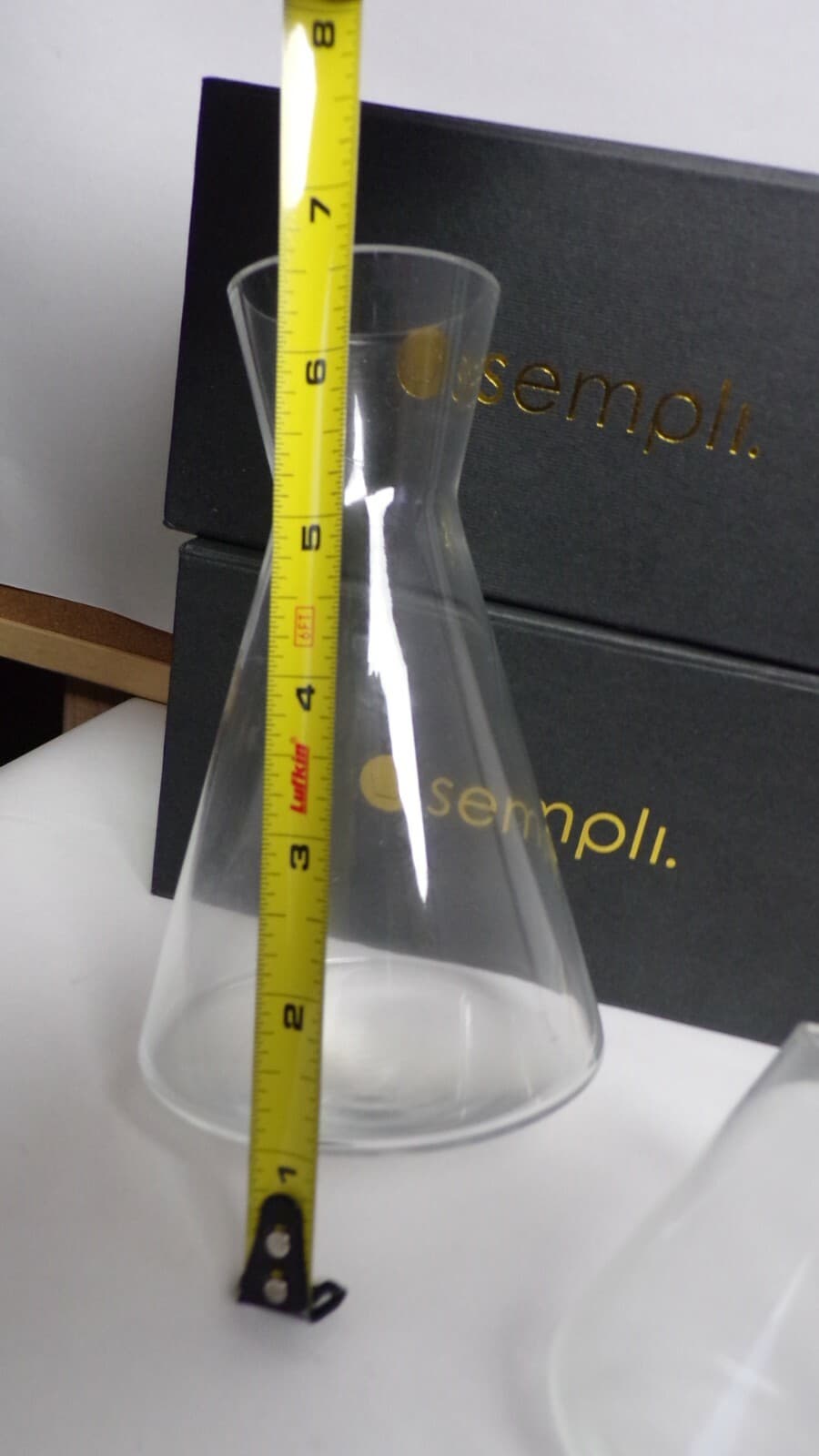 Sempli Carafe & 4 Glasses Cupa Shot 4 Take Me For A Spin Hand Blown Tumblers - Thumbnail 9