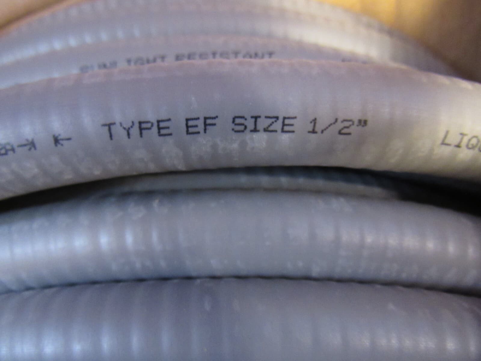 Liquatite Type EF-11 Liquid Tight Conduit Sunlight Resistant 1/2" 100ft. W57K - Thumbnail 4