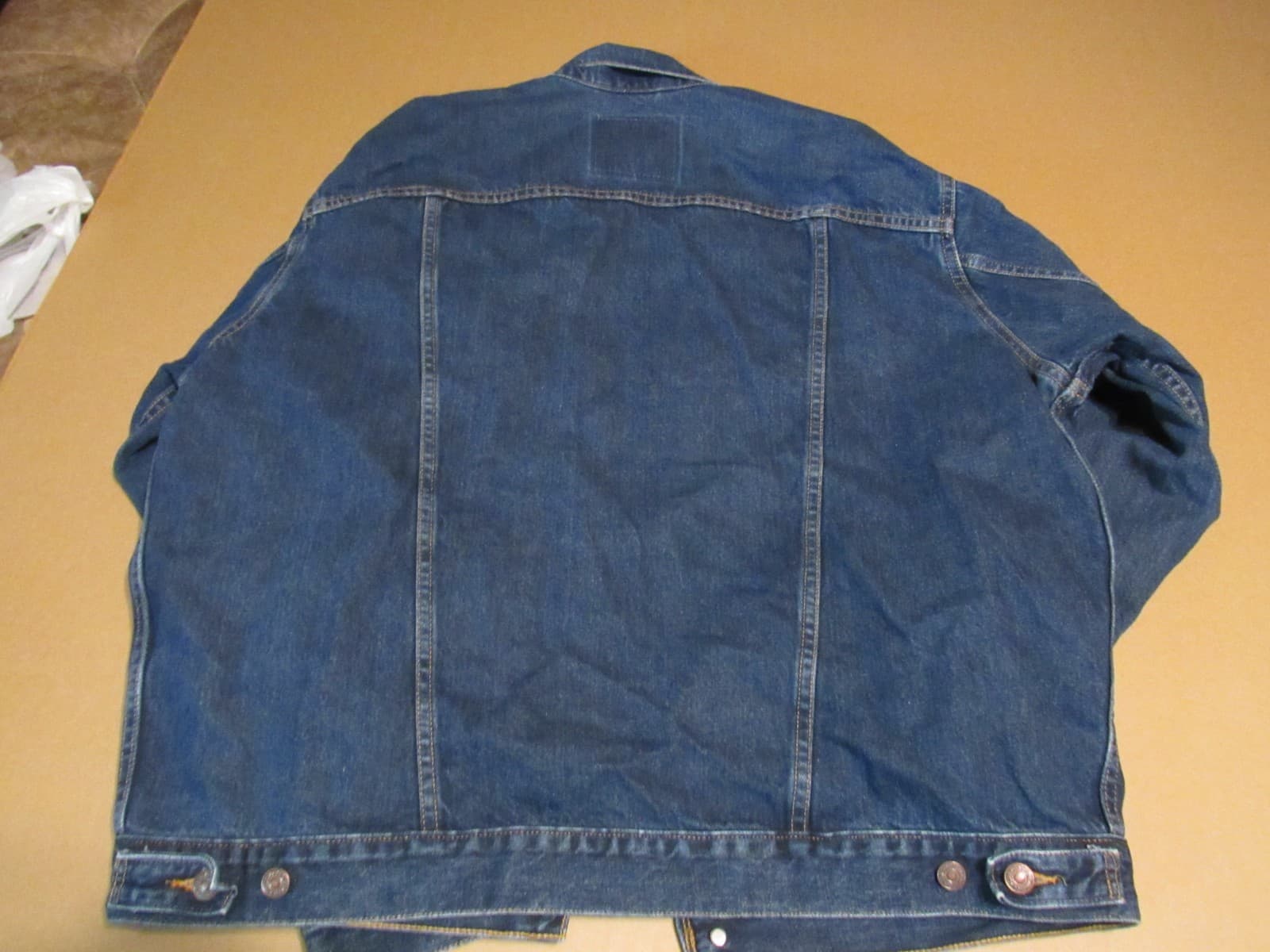 Vintage Levis Denim Trucker Denim Jacket Mens Size XL 70507-4886 90's (T81JJ) - Thumbnail 7