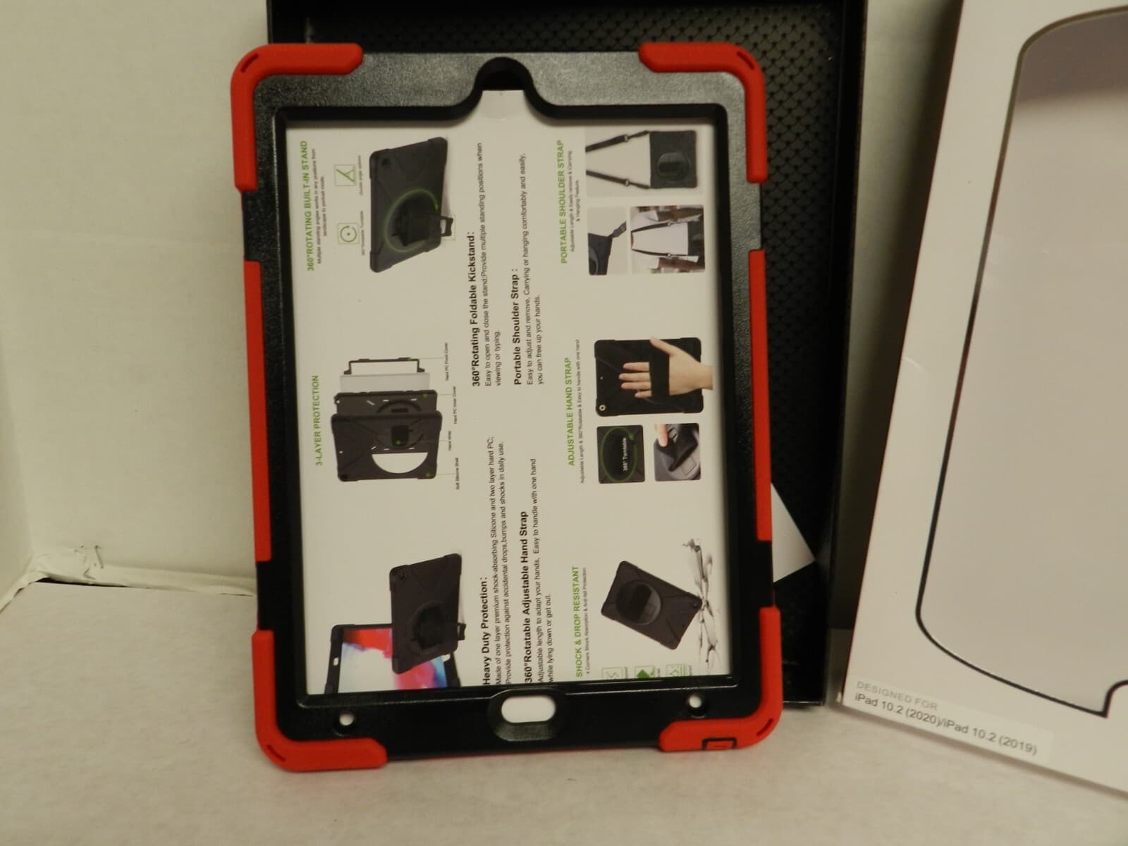 MYBAT TURNTABLET XTRA GRIP SERIES TABLET CASE iPad 10.2 ( 2020 | 2019) H11K - Thumbnail 5