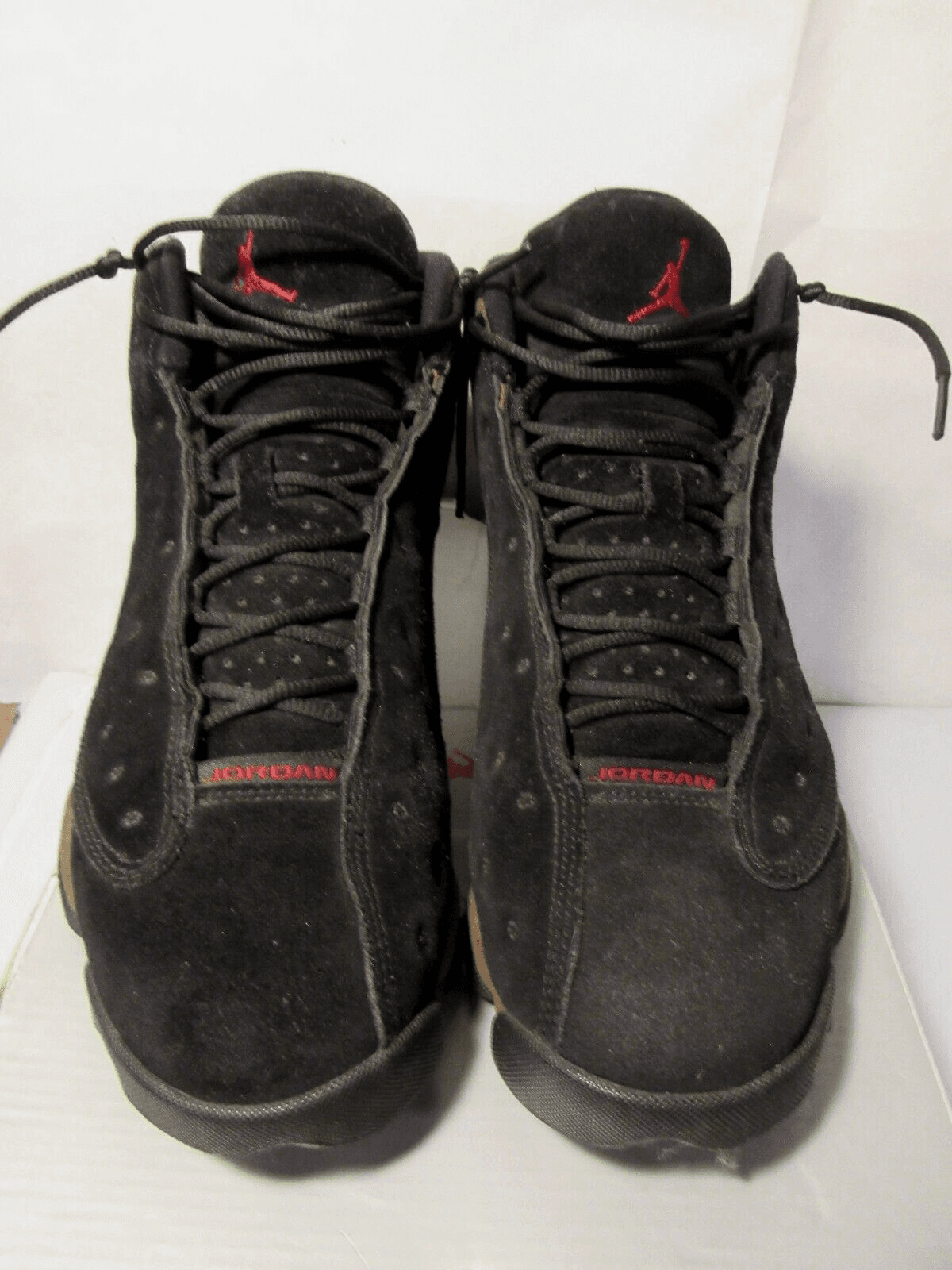 Size 10 Mens - Air Jordan 13 Retro Olive Black Suede Sneakers (414571-006) H18K - Thumbnail 2
