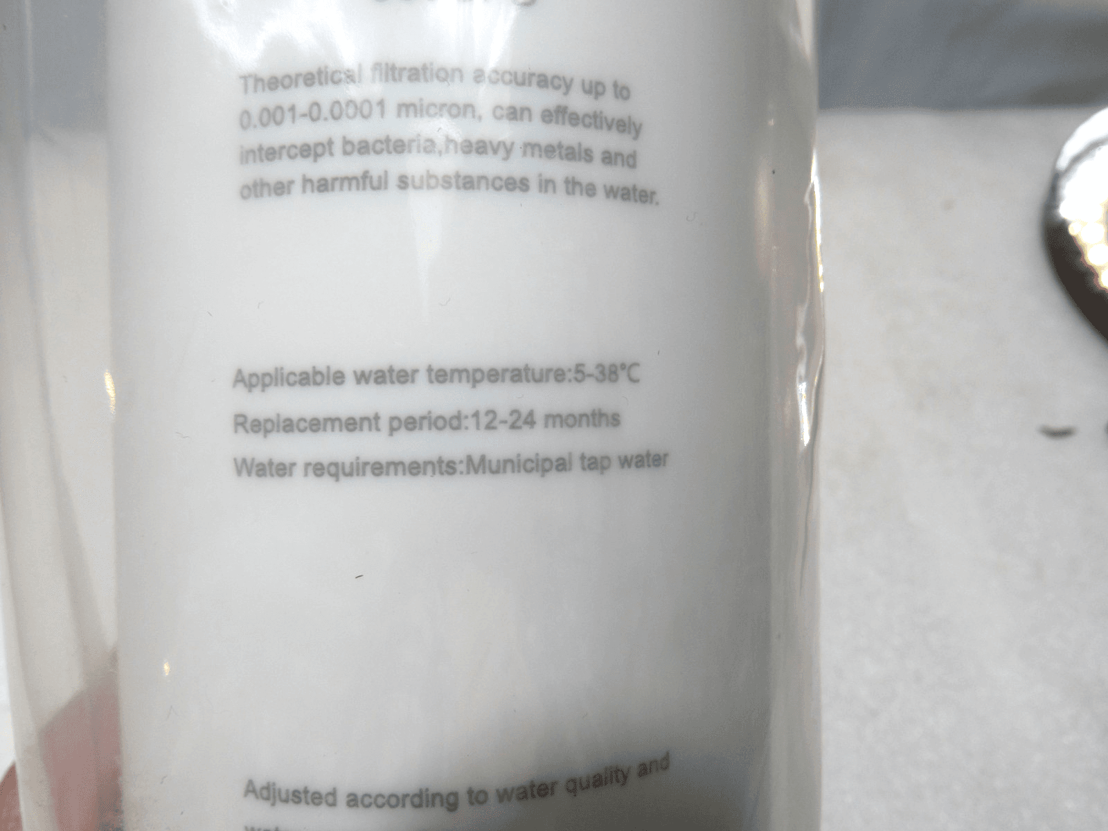 Vortopt RO 600 GPD Water Filter 24-36 Mths Reverse Osmosis Filter System G21J - Thumbnail 3