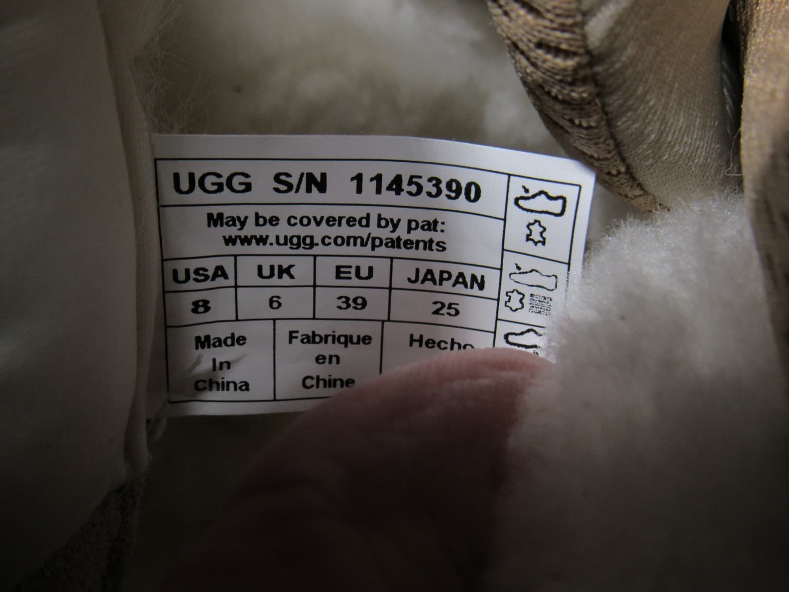 UGG HIGHMEL Chestnut Suede Shearling Lace Up Ankle Boot Women's Size 8 J36K - Thumbnail 10