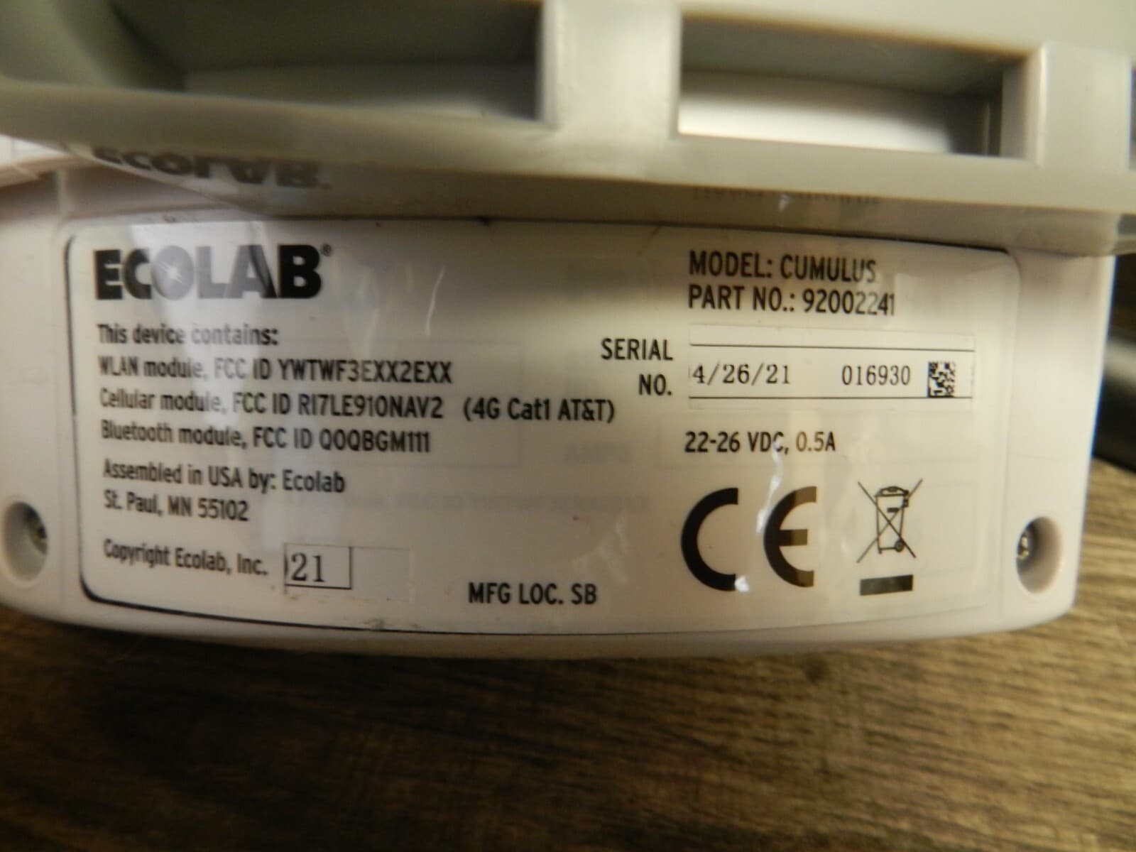 4 Ecolab Commercial Dishwasher Controller 92002092 & CUMULUS NEW D12K - Thumbnail 4