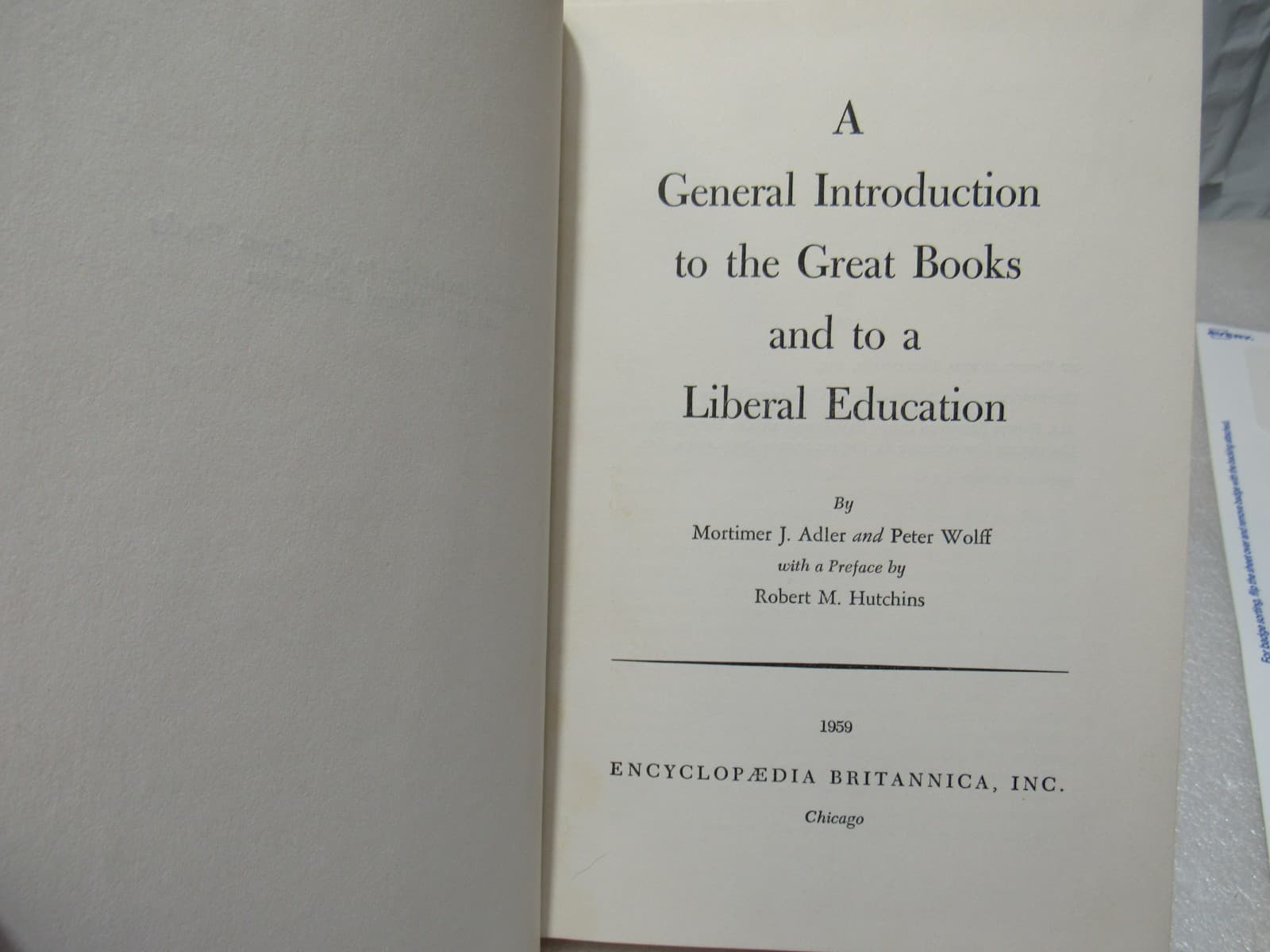 A General Intro to the Great Books and to a Liberal Education 10 vols. (V58K) - Thumbnail 5