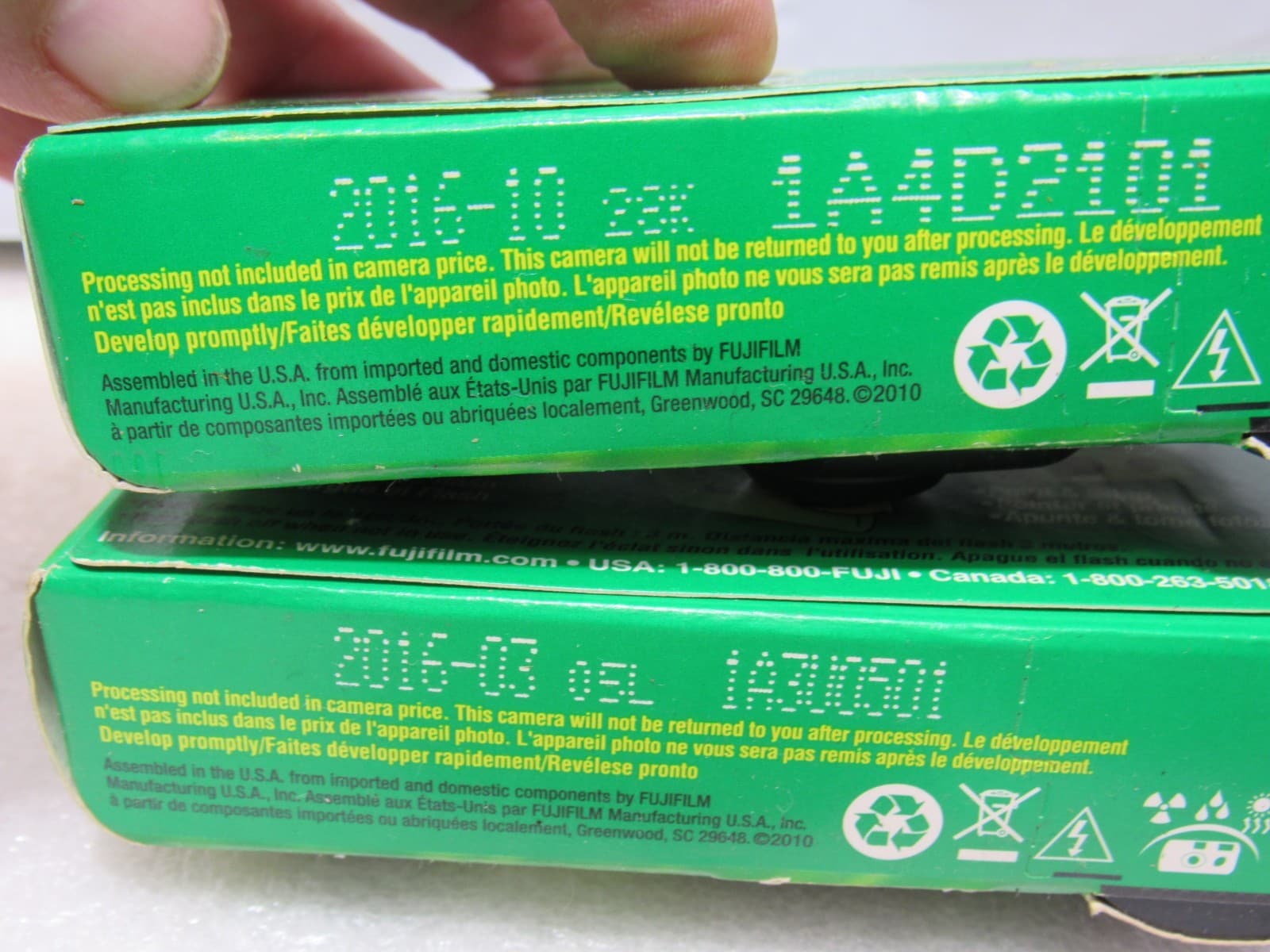 2 Vintage FUJIFILM QuickSnap Flash Camera 54 Exposure New Exp 2016 (V54M) - Thumbnail 3