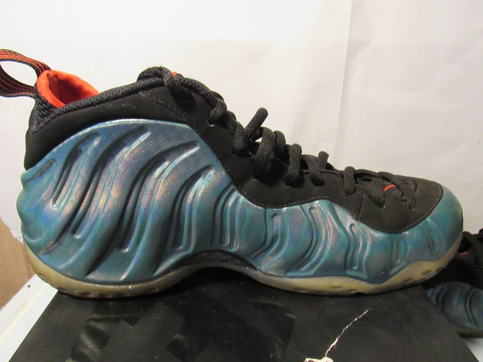 Nike Air Foamposite One PRM Gone Fishing 2015 Size 10 575420 300 H26K - Thumbnail 6