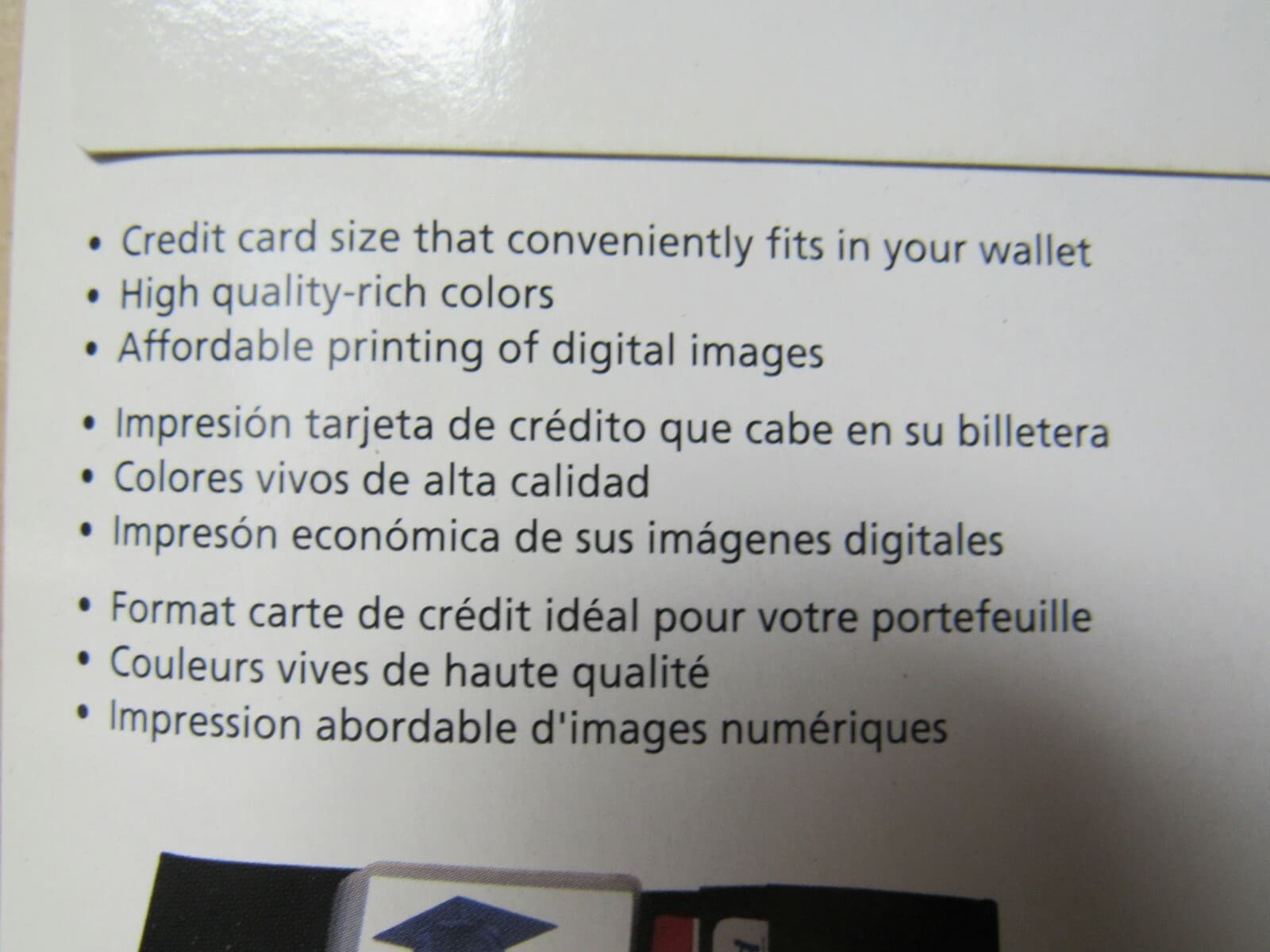 Canon Glossy Credit Card Size Photo Paper 2.13" x 3.39" 100 Sheets (K) - Thumbnail 4