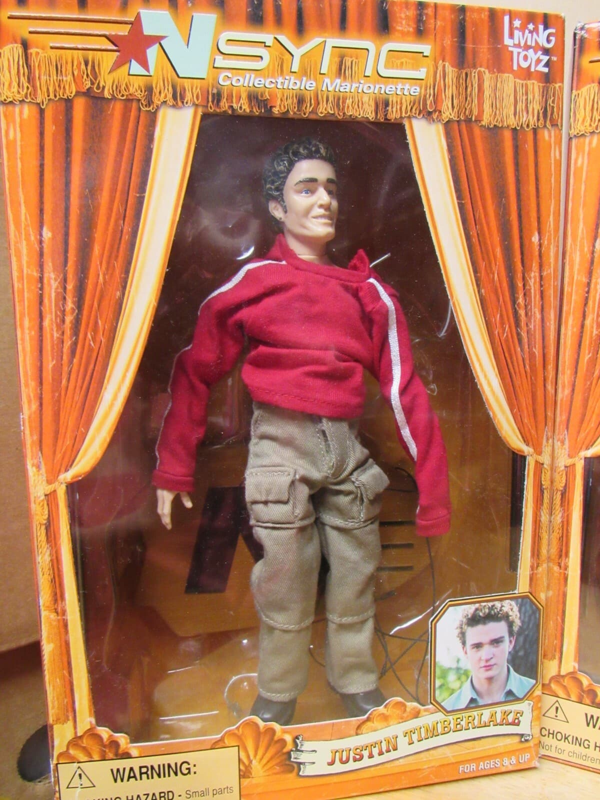 3 NSYNC Collectible Marionette Dolls Living Toyz Action Figures Vintage (K) - Thumbnail 2
