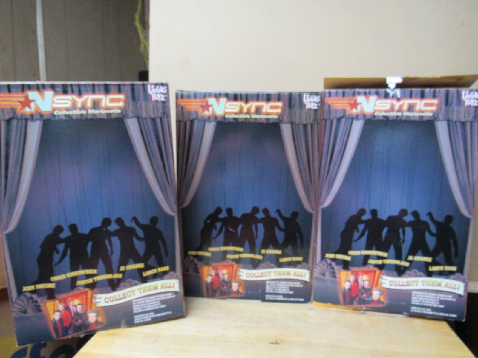 3 NSYNC Collectible Marionette Dolls Living Toyz Action Figures Vintage (K) - Thumbnail 5