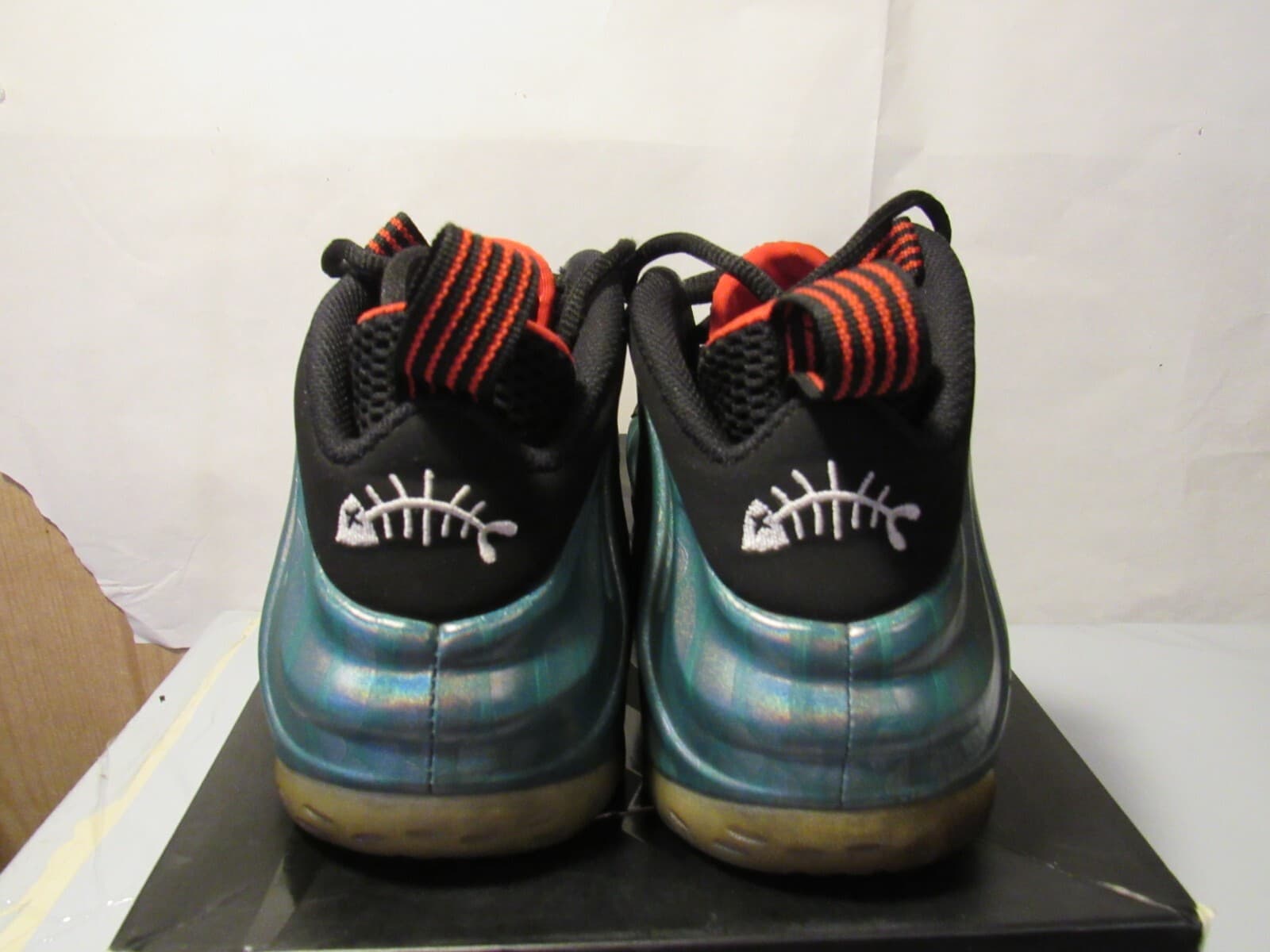 Nike Air Foamposite One PRM Gone Fishing 2015 Size 10 575420 300 H26K - Thumbnail 4
