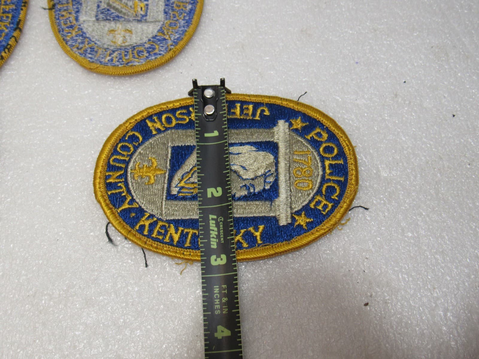 4 Vintage Obsolete LMPD Jefferson Co. Kentucky Police Department Patches (V59JJ) - Thumbnail 5