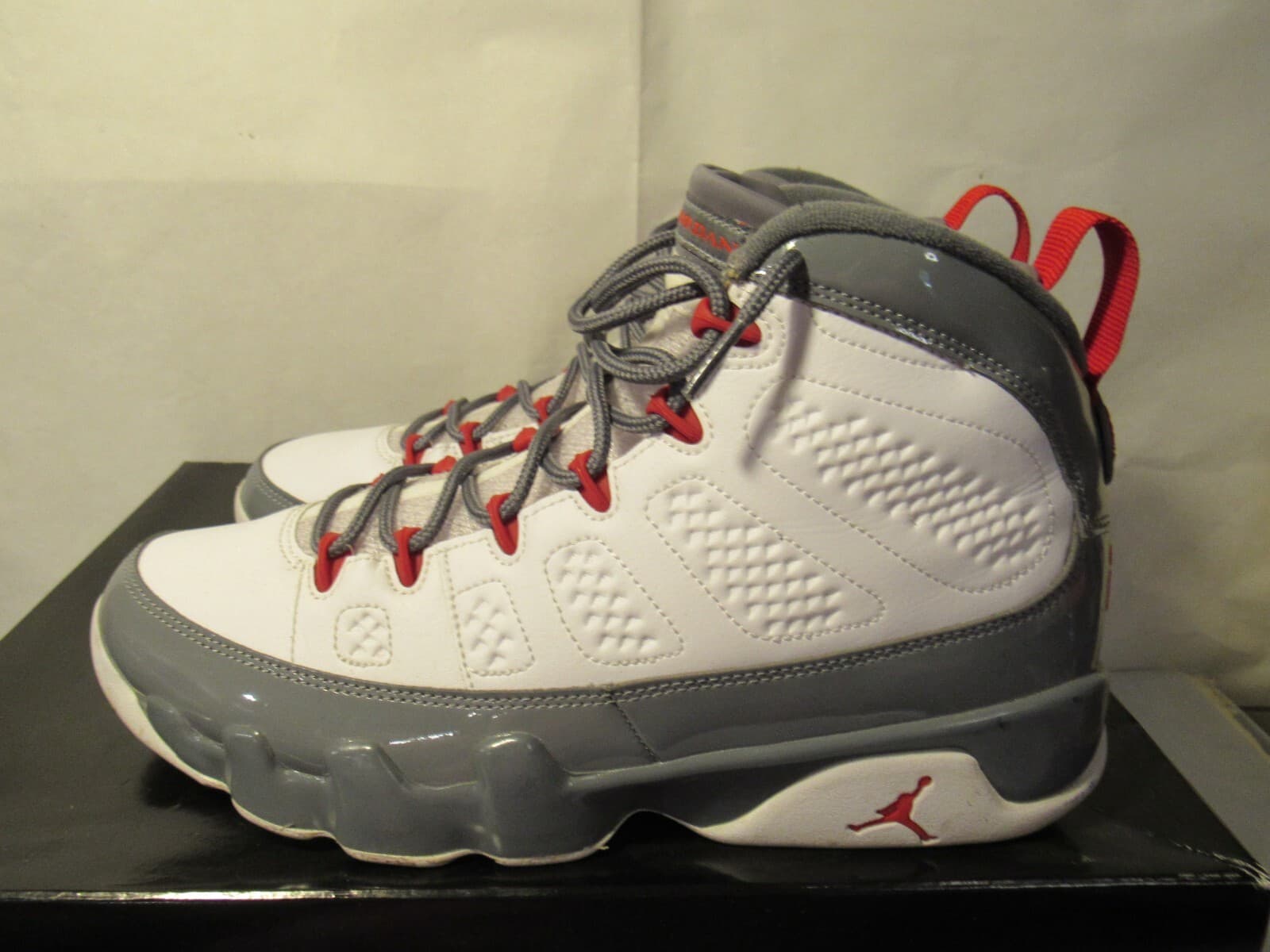 Air Jordan 9 Retro "Fire Red" 2022 (CT8019-162) Men Size 10 Basketball Shoes H16 - Thumbnail 3